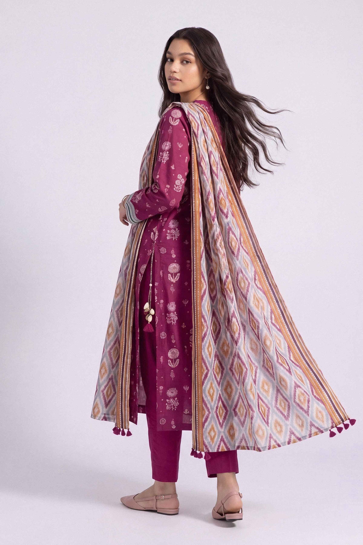 3 Piece - Printed Suit - U3P-NISHA26WV1-26 for Women - Unstitched Collection | Nishat | Shop Online
