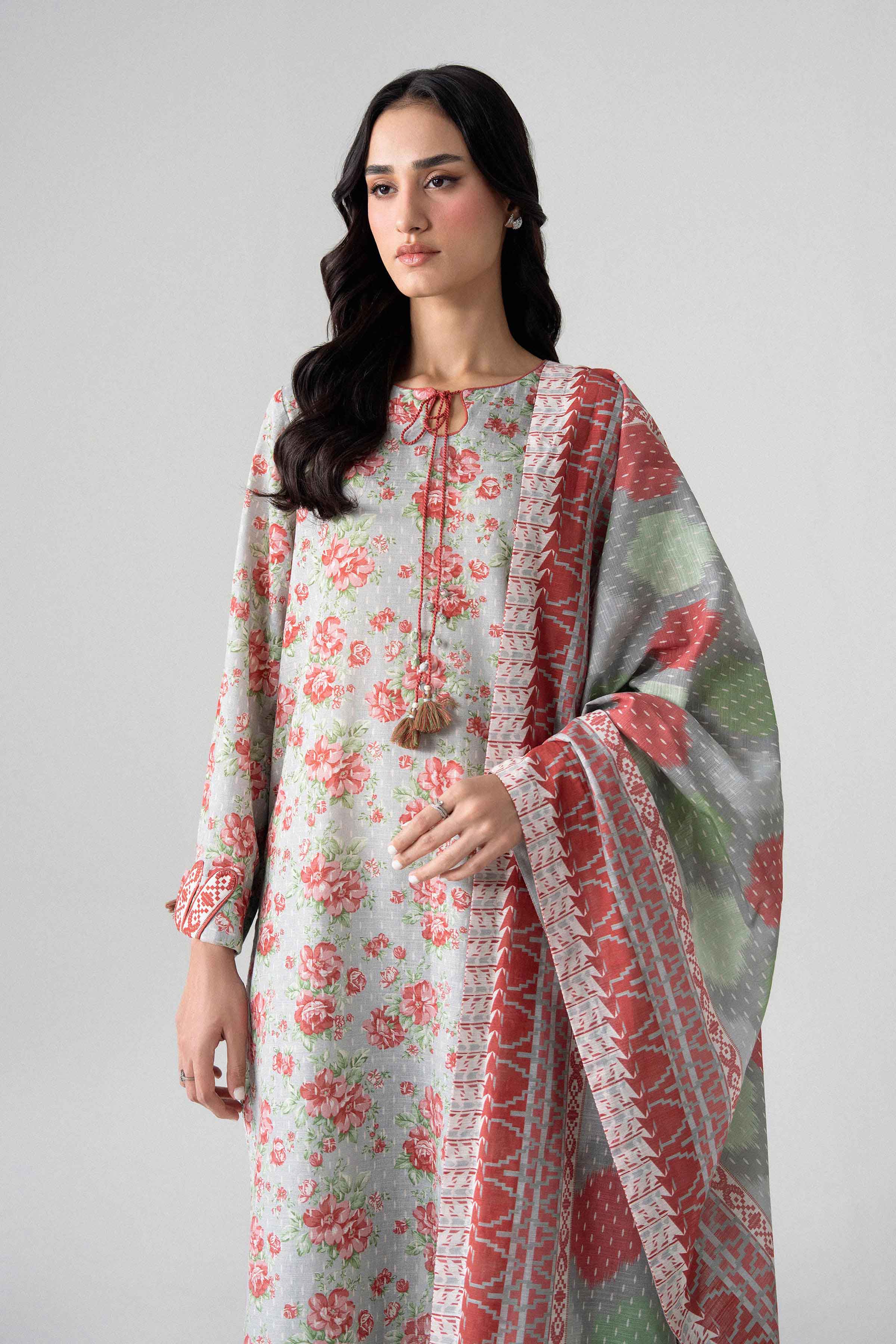 3 Piece - Printed Suit - U3P-NISHA26WV1-27 for Women - Unstitched Collection | Nishat | Shop Online