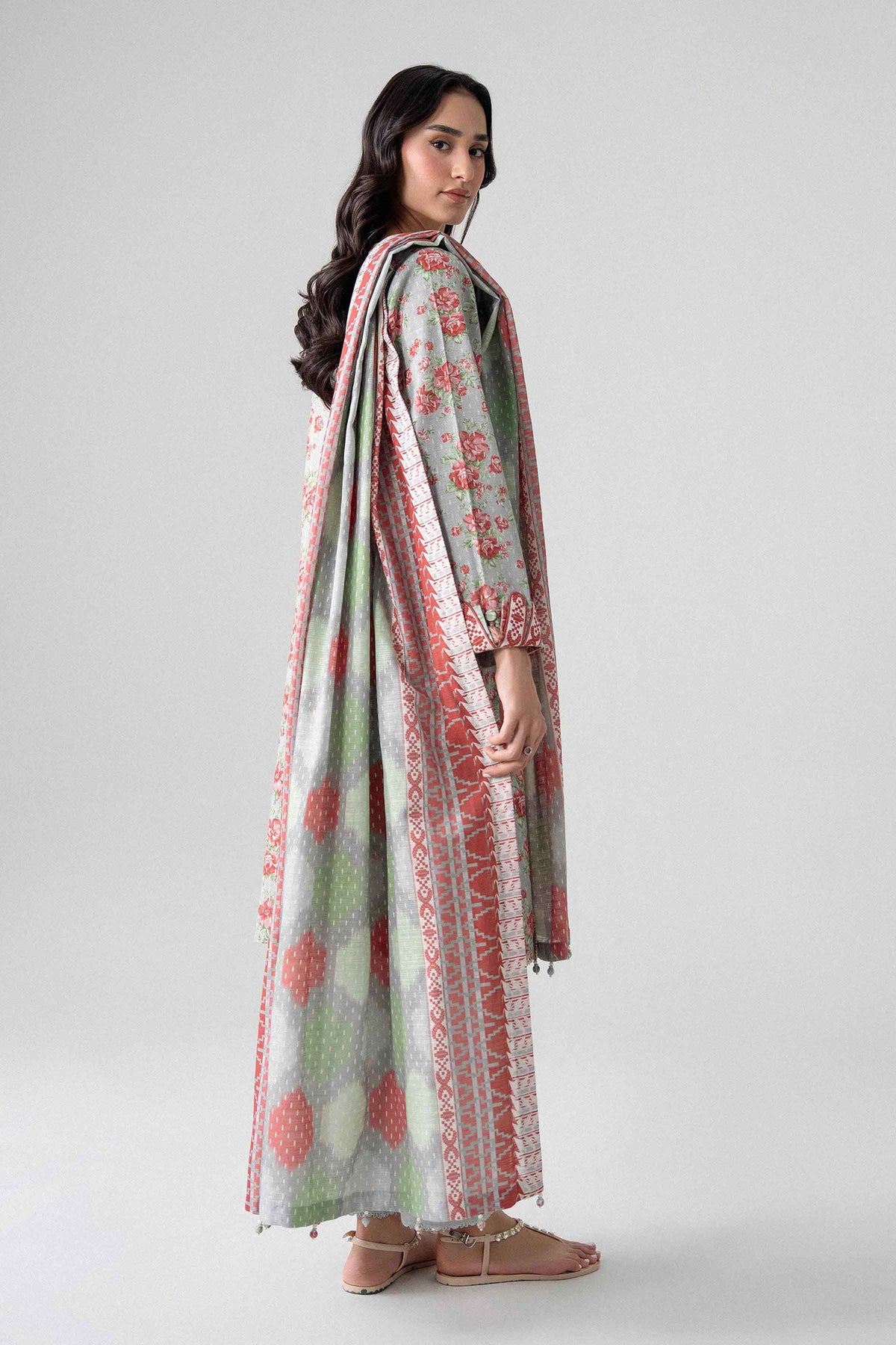 3 Piece - Printed Suit - U3P-NISHA26WV1-27 for Women - Unstitched Collection | Nishat | Shop Online