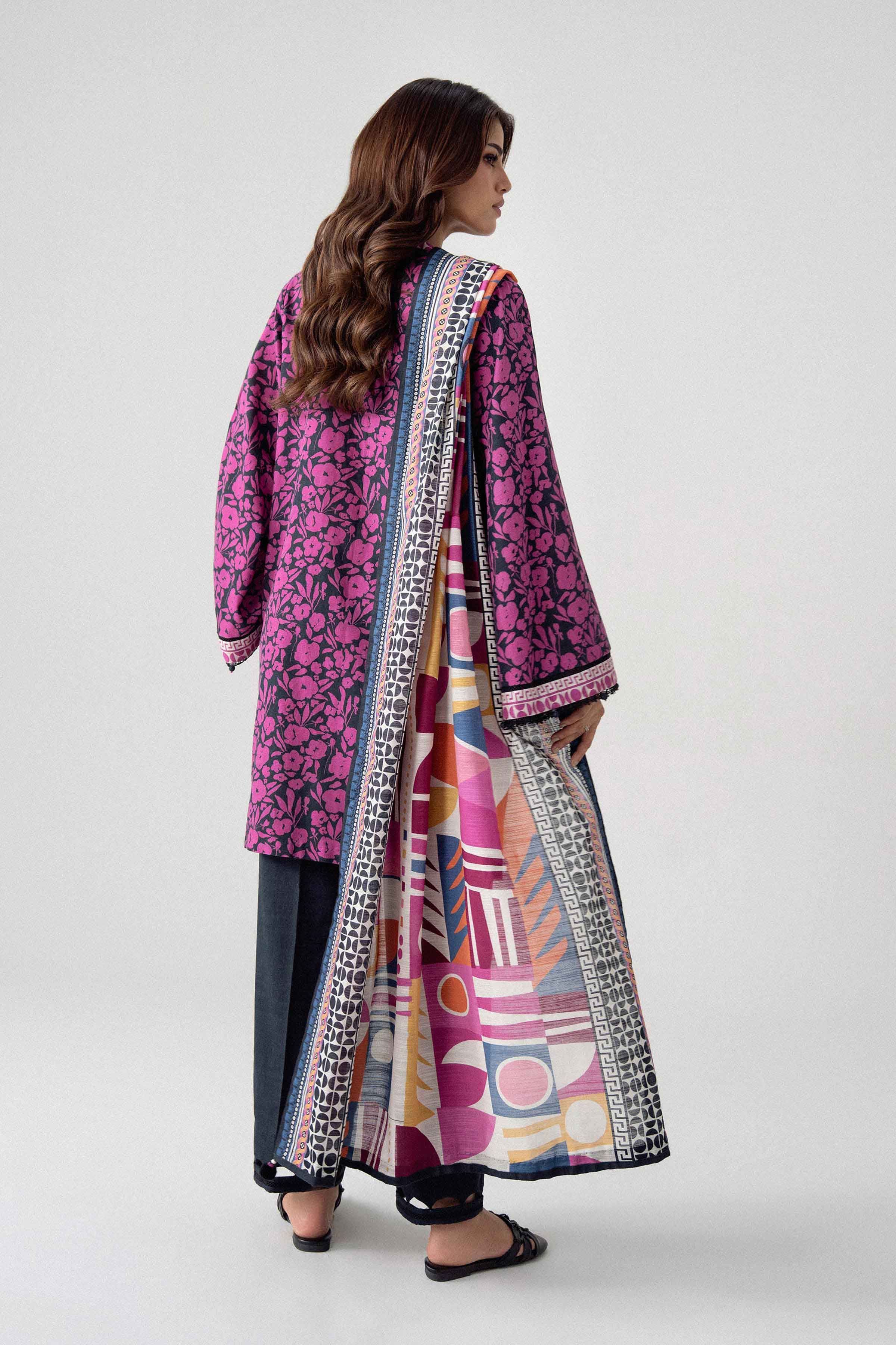 3 Piece - Printed Suit - U3P-NISHA26WV1-28 for Women - Unstitched Collection | Nishat | Shop Online