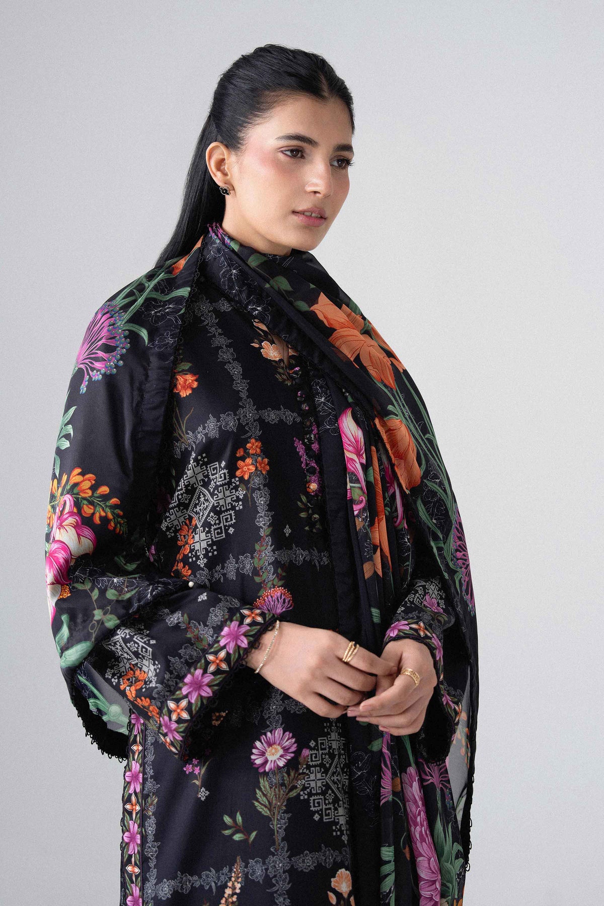 3 Piece - Digital Printed Suit - U3P-NISHA26WV1-3 for Women - Unstitched Collection | Nishat | Shop Online