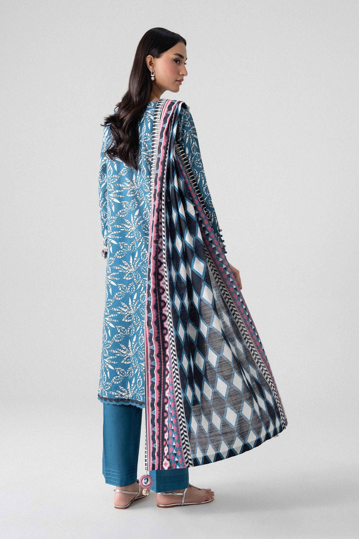 3 Piece - Printed Suit - U3P-NISHA26WV1-30 for Women - Unstitched Collection | Nishat | Shop Online
