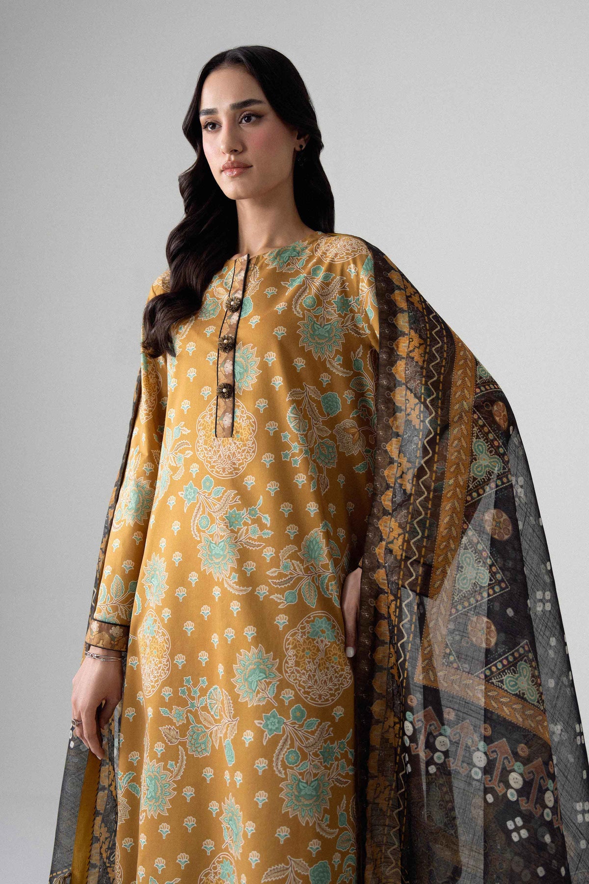 3 Piece - Digital Printed Suit - U3P-NISHA26WV1-36 for Women - Unstitched Collection | Nishat | Shop Online