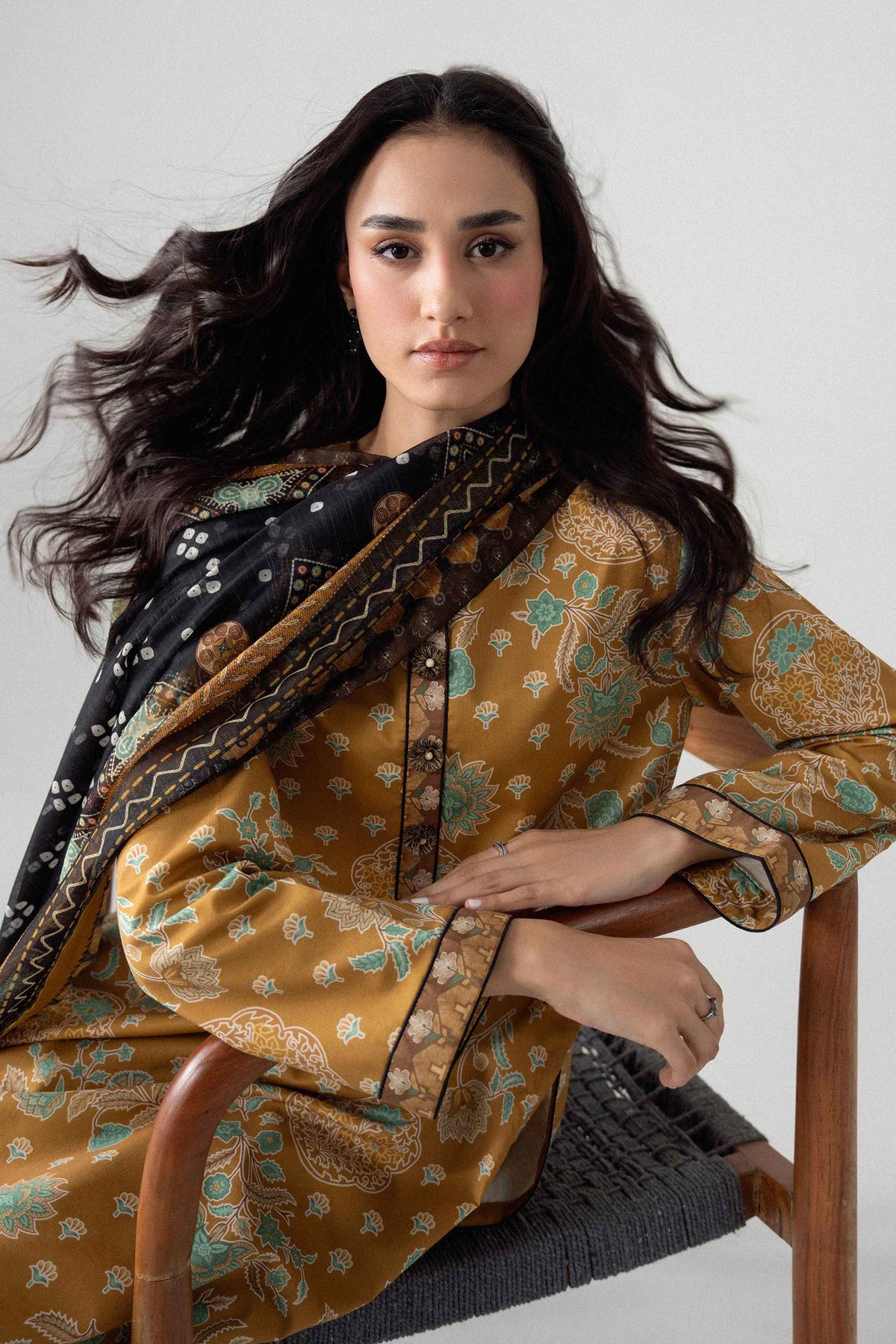 3 Piece - Digital Printed Suit - U3P-NISHA26WV1-36 for Women - Unstitched Collection | Nishat | Shop Online