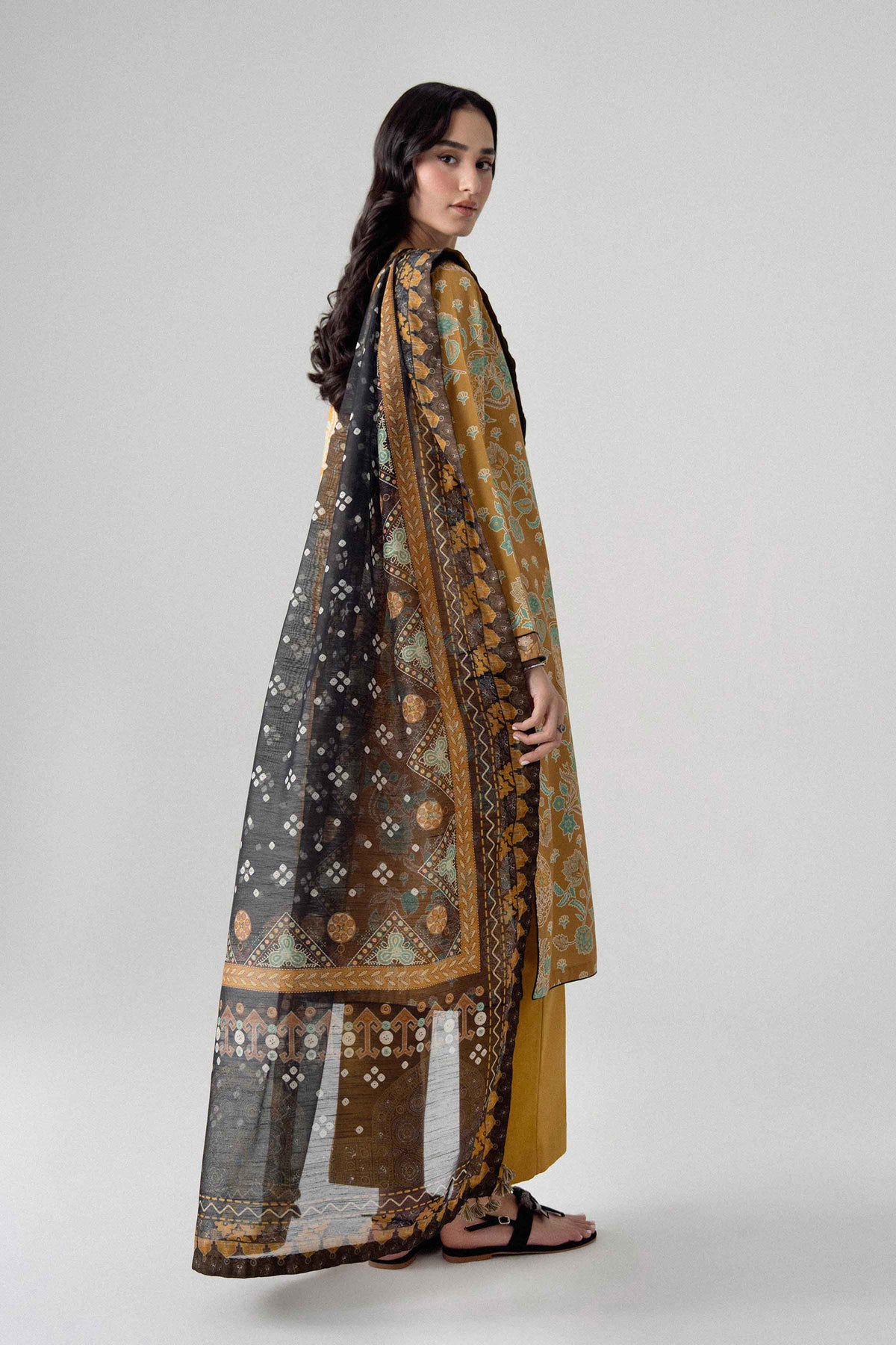 3 Piece - Digital Printed Suit - U3P-NISHA26WV1-36 for Women - Unstitched Collection | Nishat | Shop Online