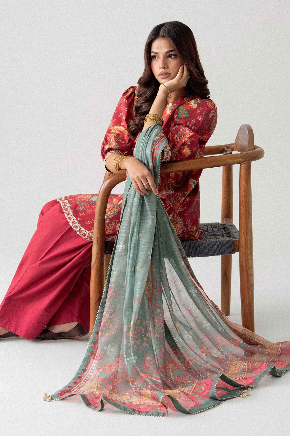3 Piece - Digital Printed Suit - U3P-NISHA26WV1-38 for Women - Unstitched Collection | Nishat | Shop Online