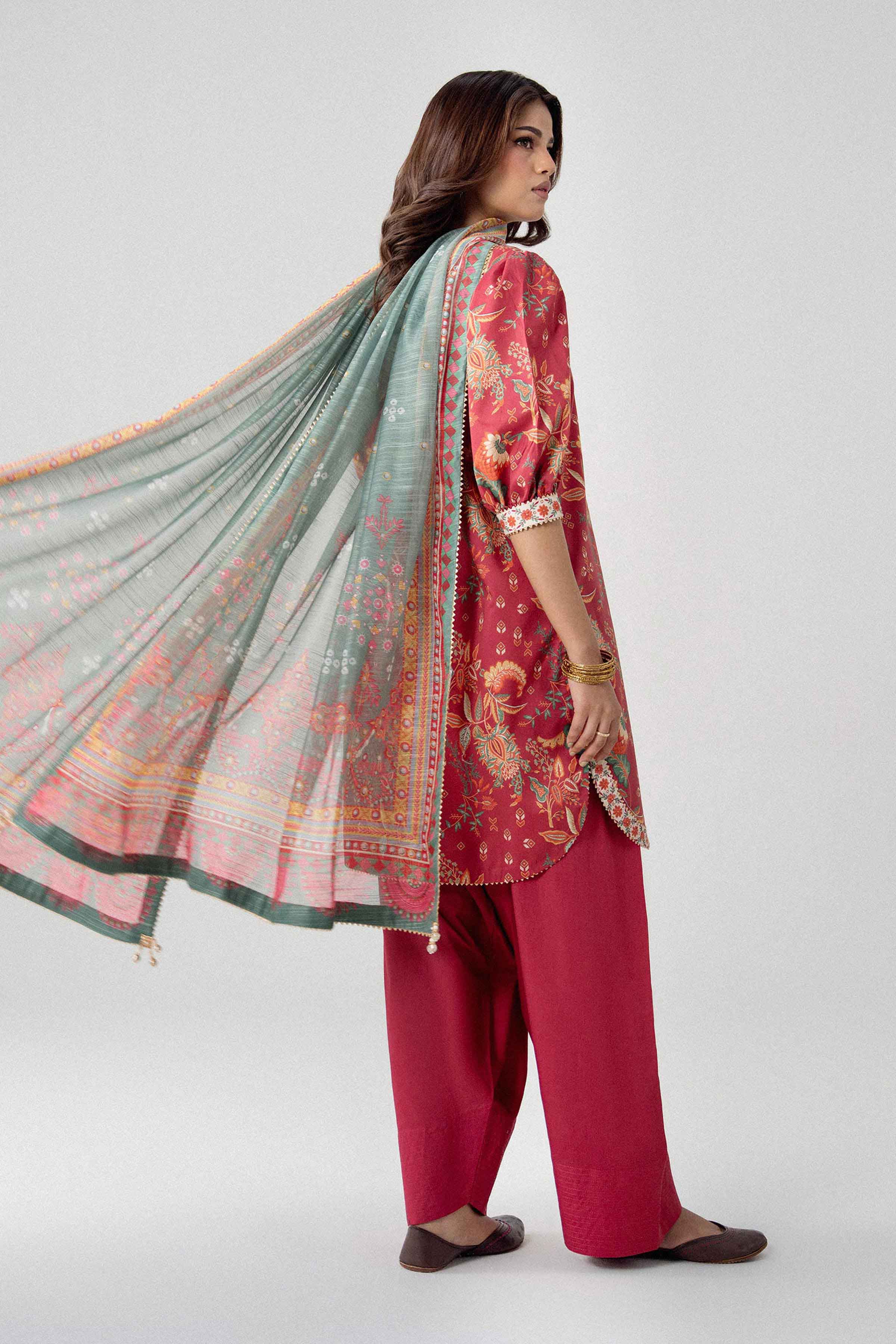 3 Piece - Digital Printed Suit - U3P-NISHA26WV1-38 for Women - Unstitched Collection | Nishat | Shop Online