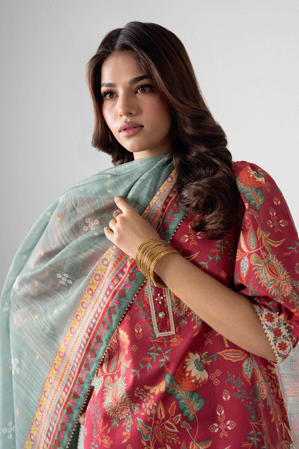 3 Piece - Digital Printed Suit - U3P-NISHA26WV1-38 for Women - Unstitched Collection | Nishat | Shop Online