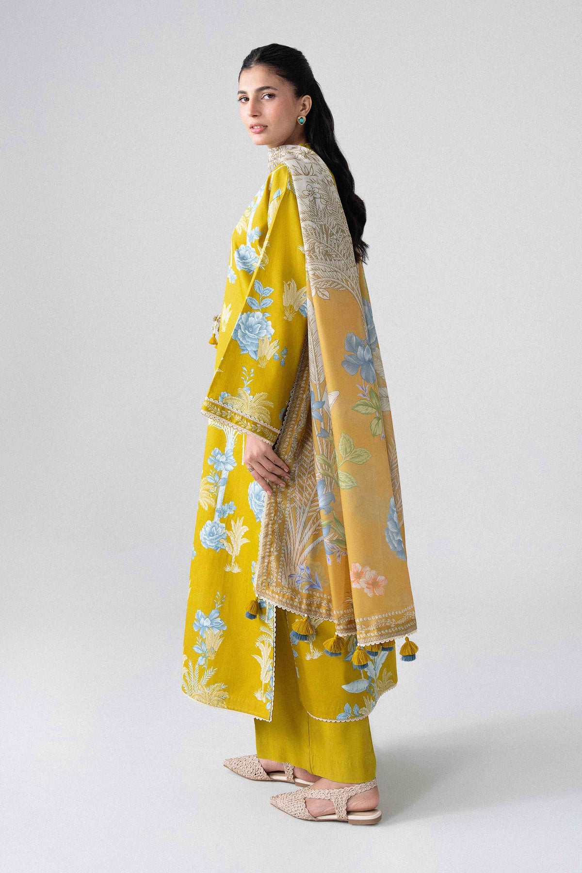 3 Piece - Digital Printed Suit - U3P-NISHA26WV1-4 for Women - Unstitched Collection | Nishat | Shop Online