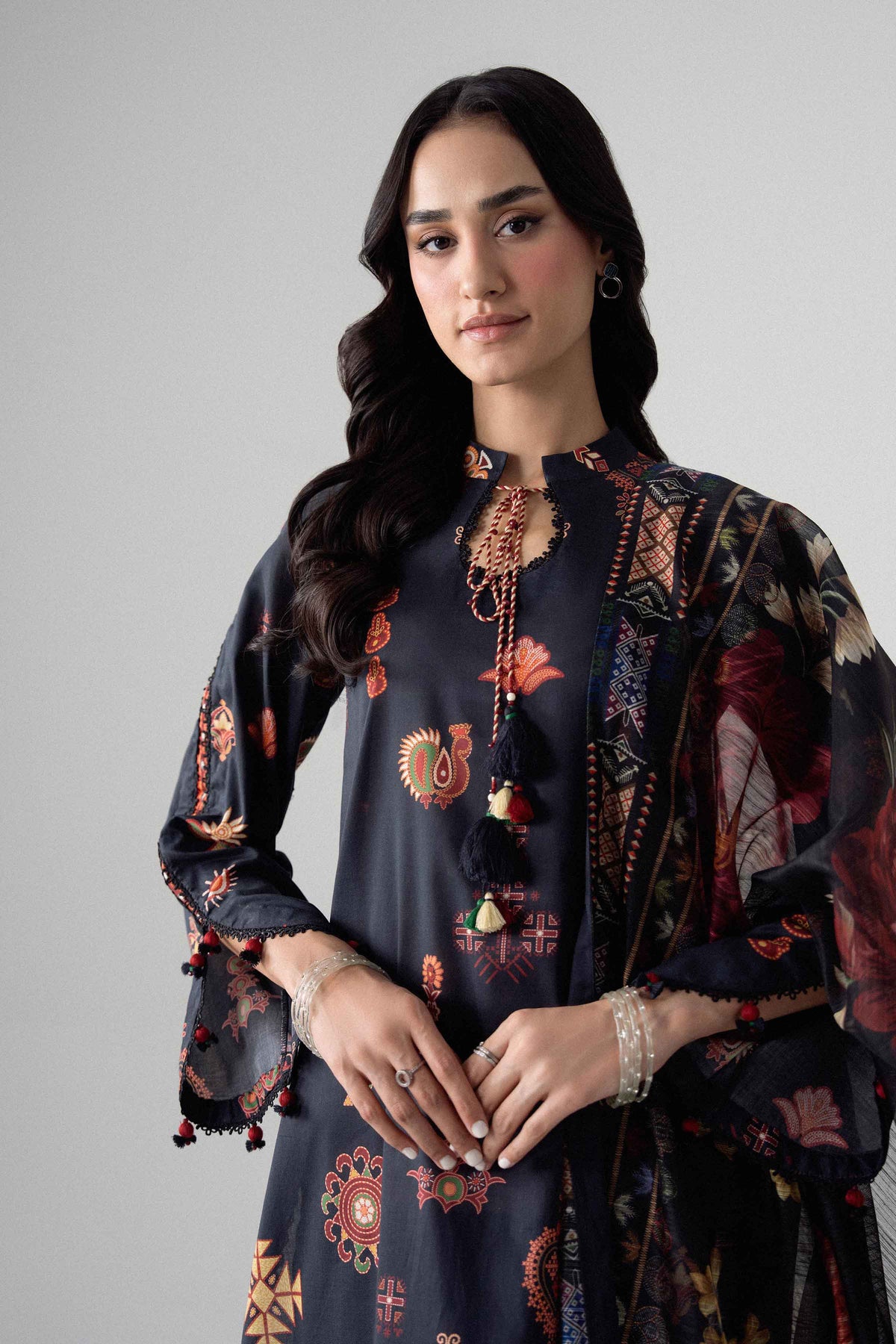 3 Piece - Digital Printed Suit - U3P-NISHA26WV1-41 for Women - Unstitched Collection | Nishat | Shop Online