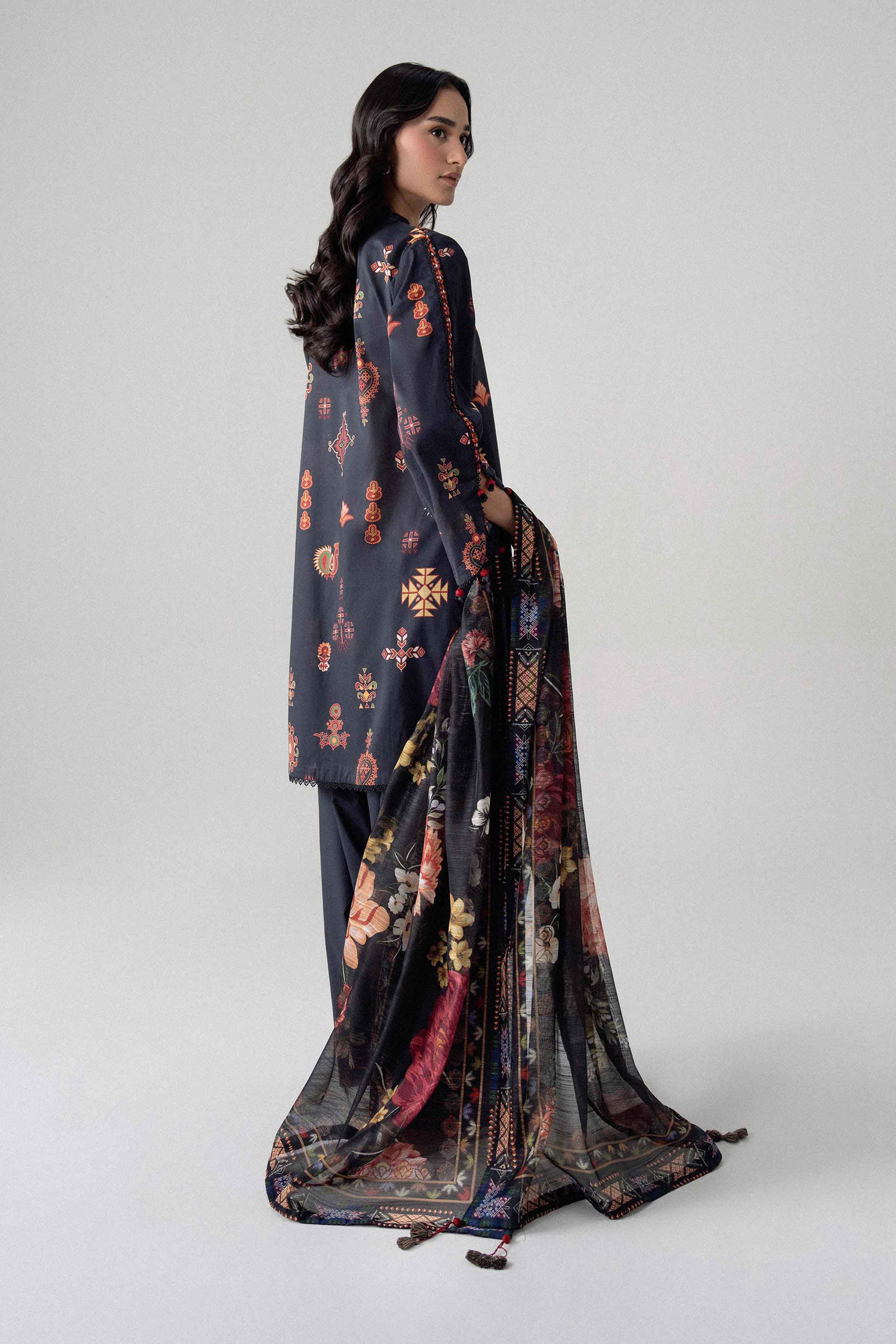 3 Piece - Digital Printed Suit - U3P-NISHA26WV1-41 for Women - Unstitched Collection | Nishat | Shop Online
