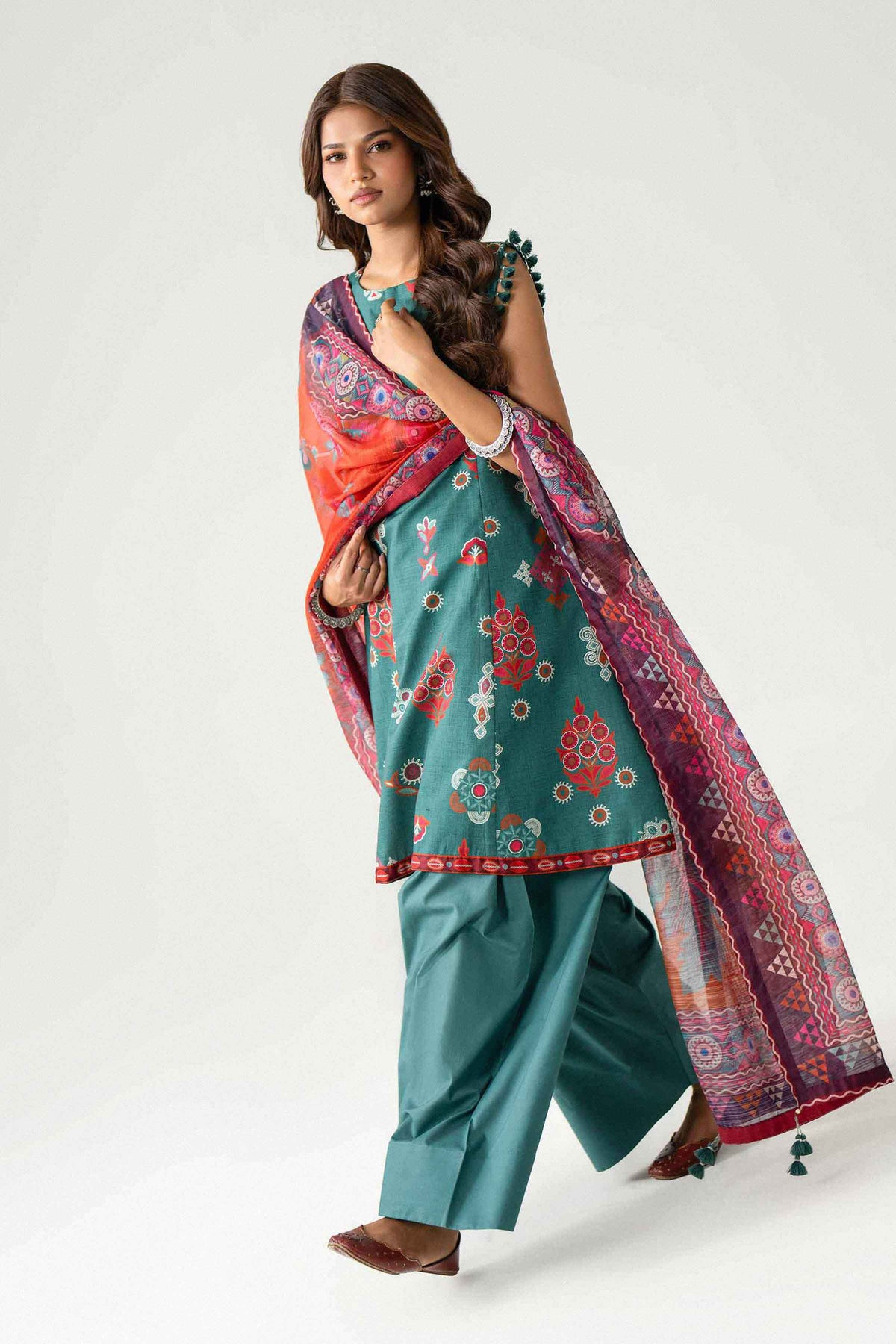 3 Piece - Digital Printed Suit - U3P-NISHA26WV1-43 for Women - Unstitched Collection | Nishat | Shop Online