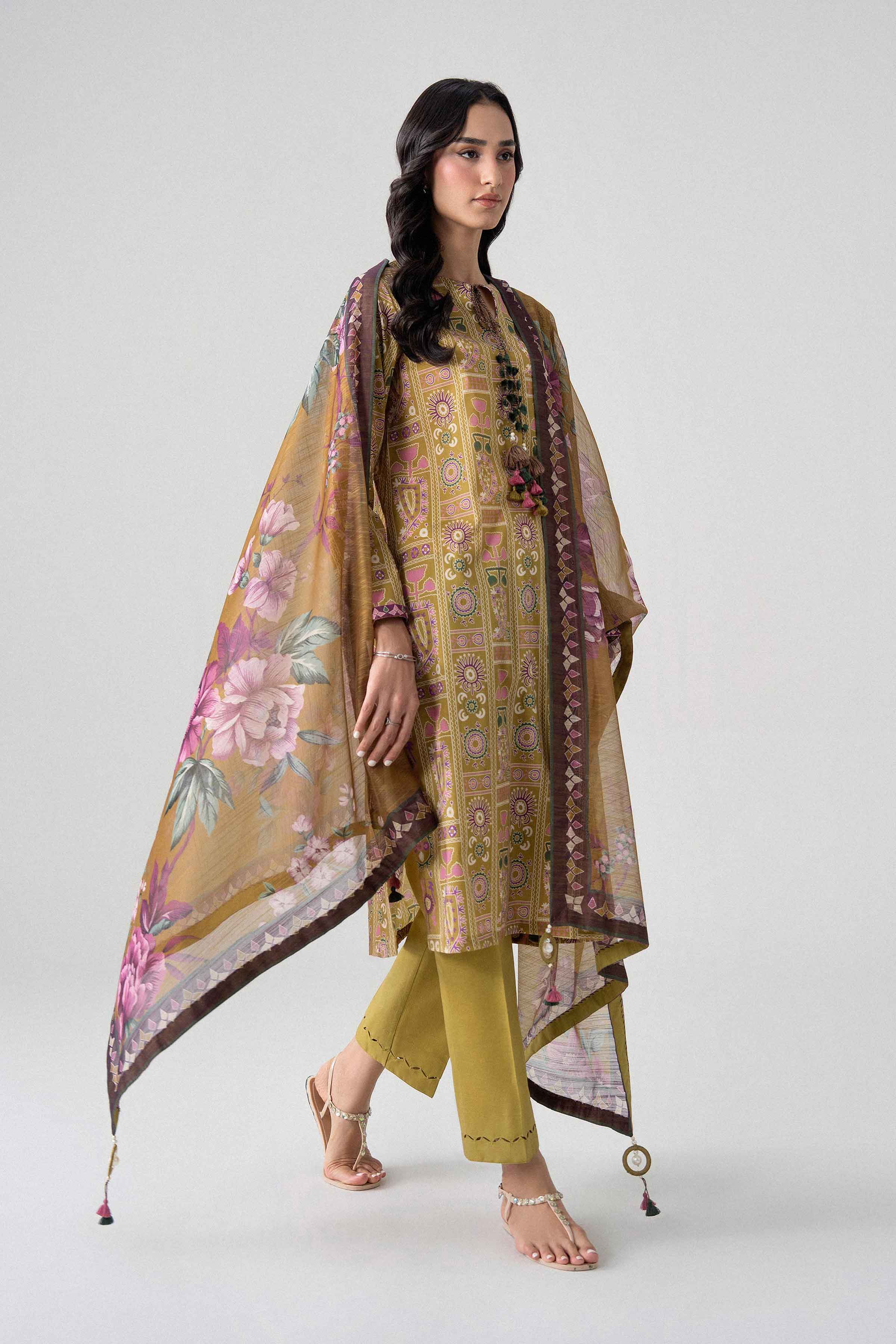3 Piece - Digital Printed Suit - U3P-NISHA26WV1-45 for Women - Unstitched Collection | Nishat | Shop Online