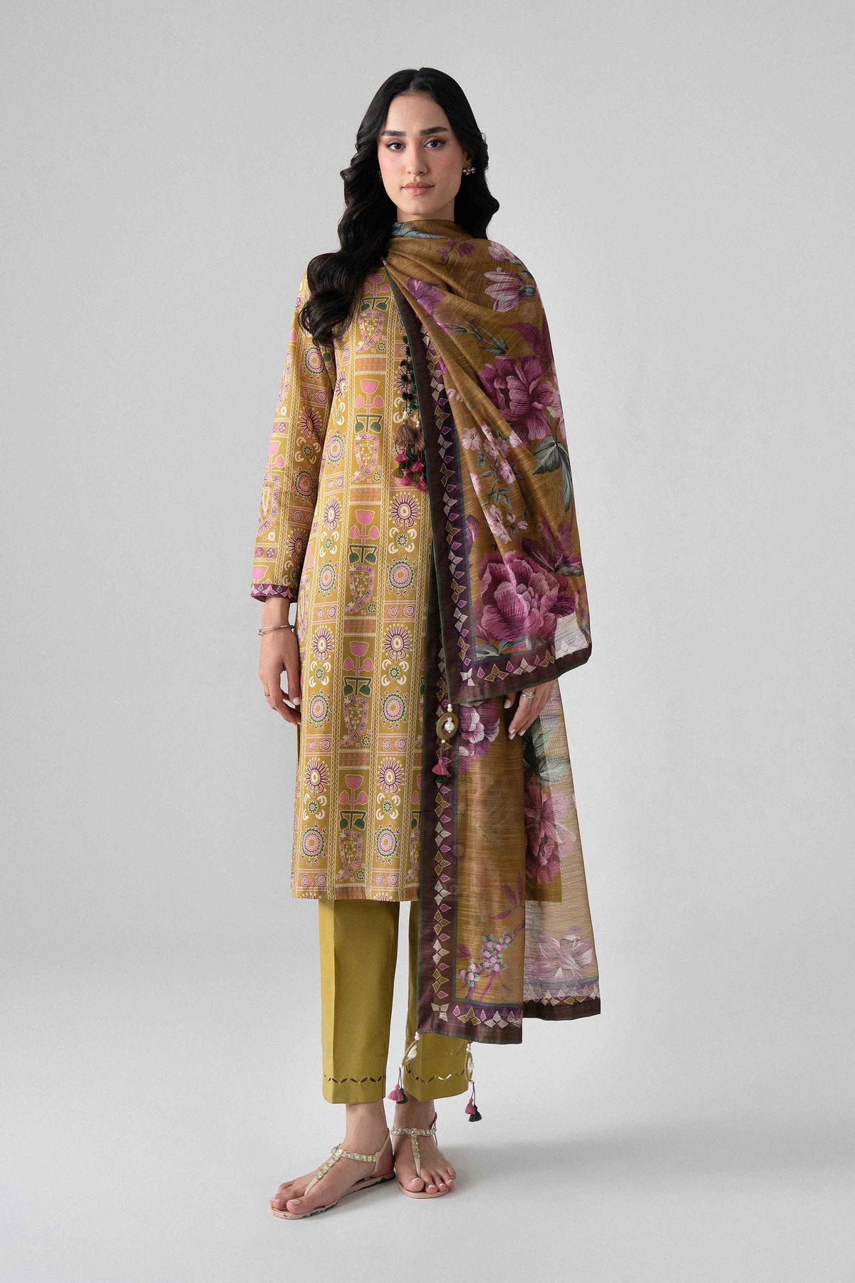 3 Piece - Digital Printed Suit - U3P-NISHA26WV1-45 for Women - Unstitched Collection | Nishat | Shop Online