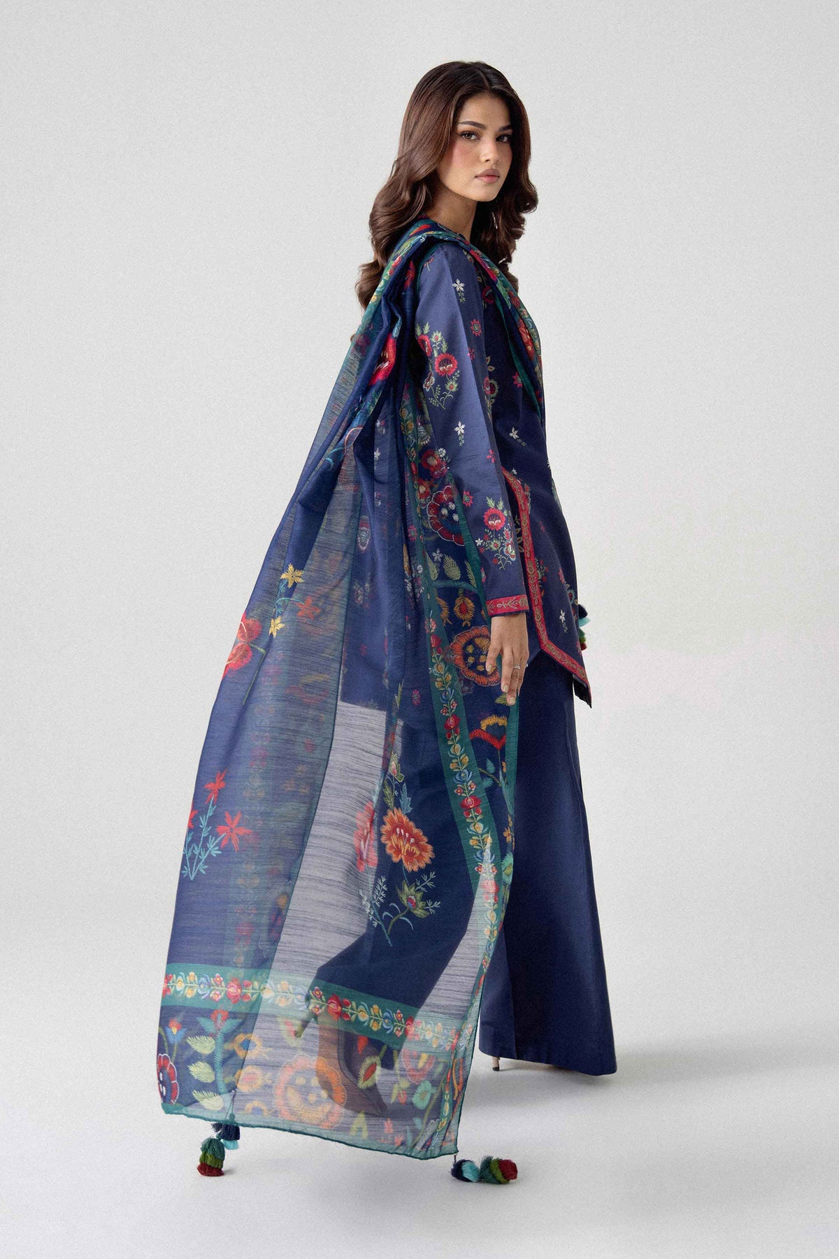 3 Piece - Digital Printed Suit - U3P-NISHA26WV1-46 for Women - Unstitched Collection | Nishat | Shop Online