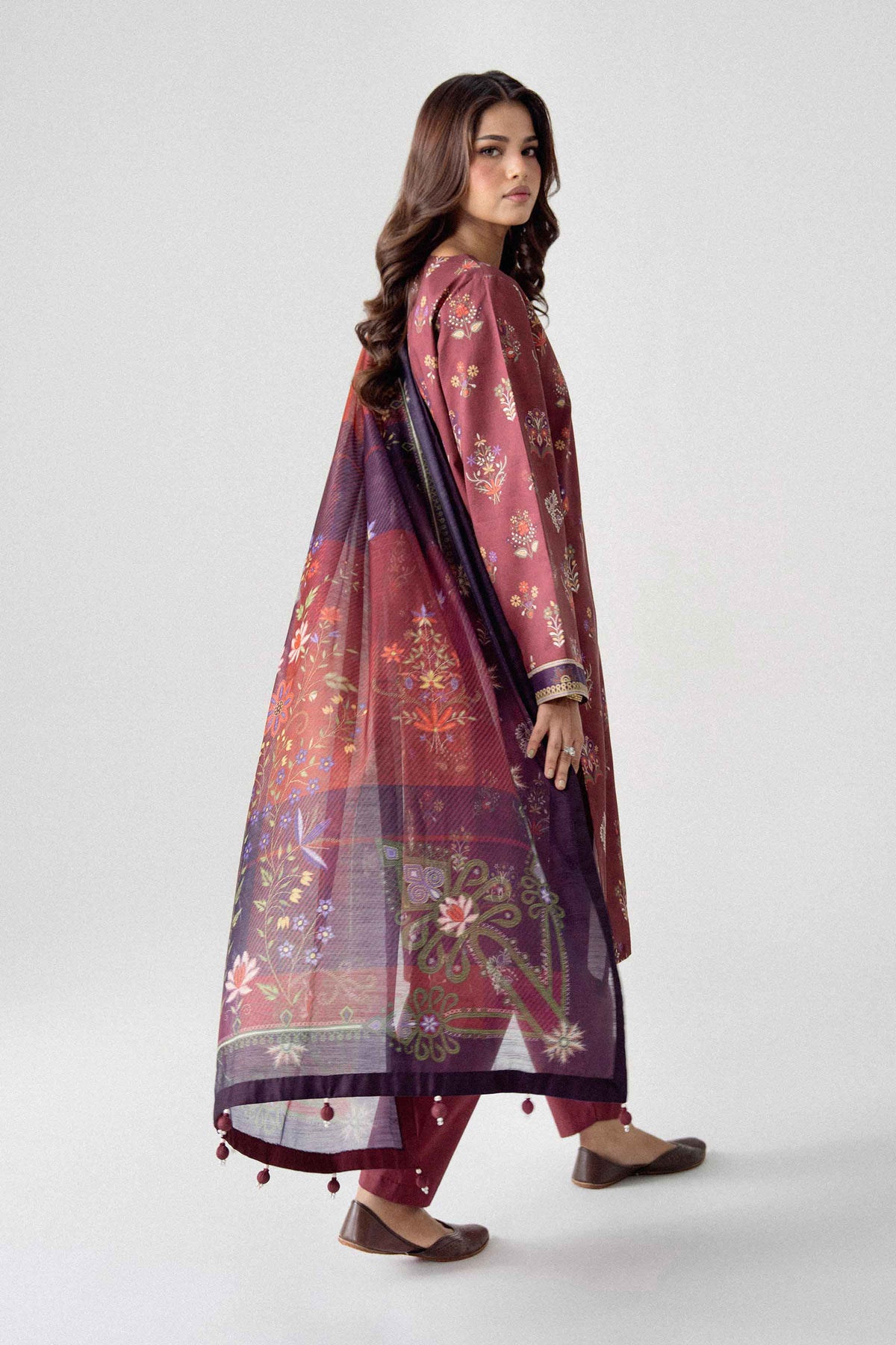 3 Piece - Digital Printed Suit - U3P-NISHA26WV1-47 for Women - Unstitched Collection | Nishat | Shop Online