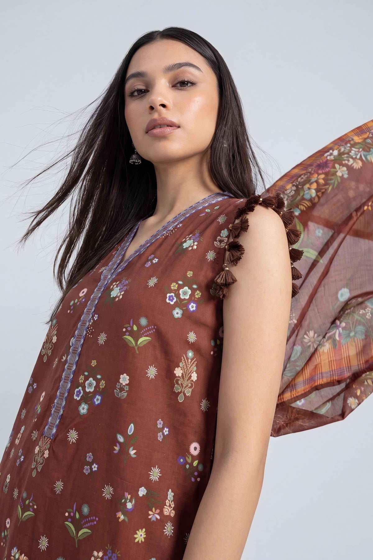 3 Piece - Digital Printed Suit - U3P-NISHA26WV1-48 for Women - Unstitched Collection | Nishat | Shop Online