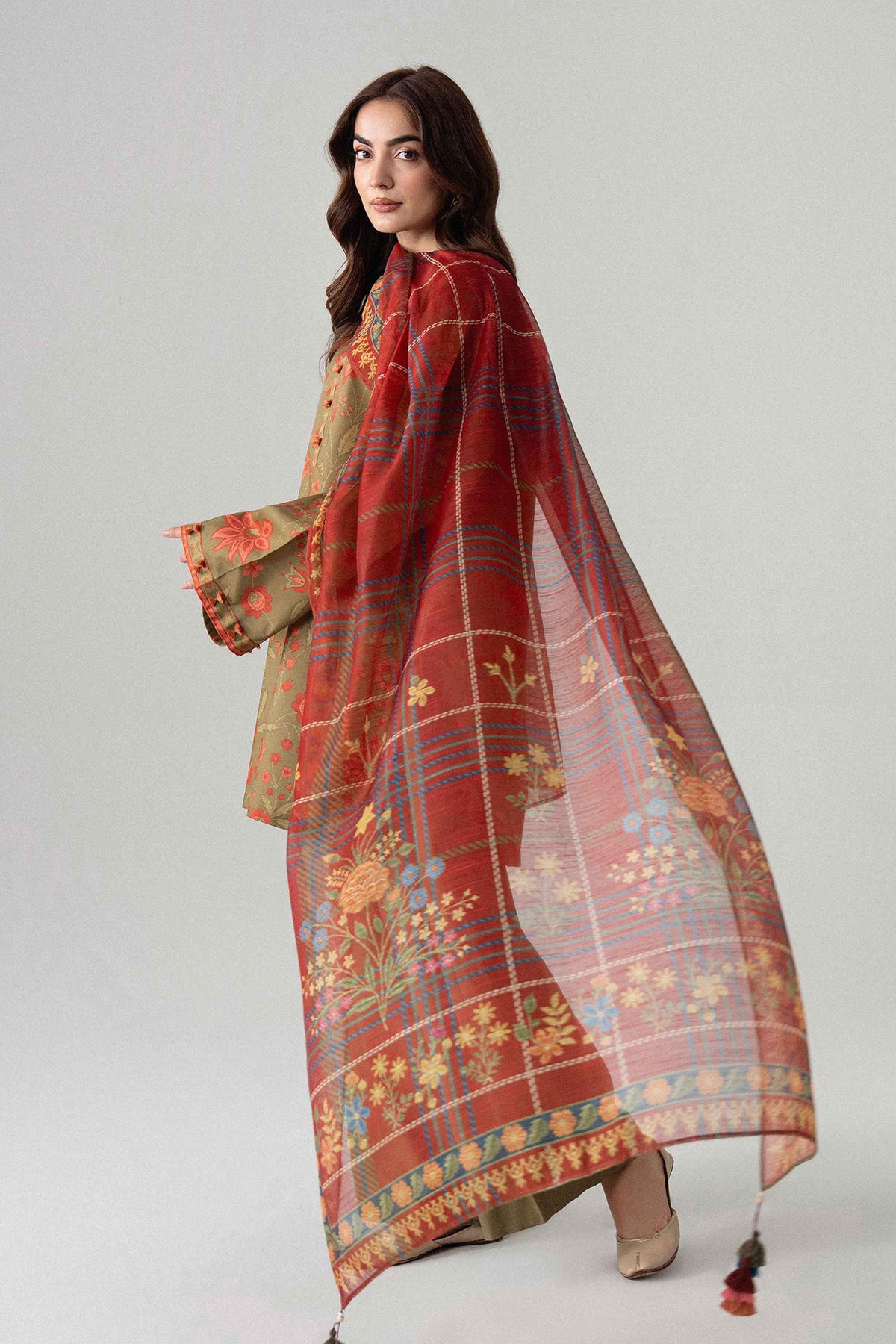 3 Piece - Digital Printed Suit - U3P-NISHA26WV1-49 for Women - Unstitched Collection | Nishat | Shop Online