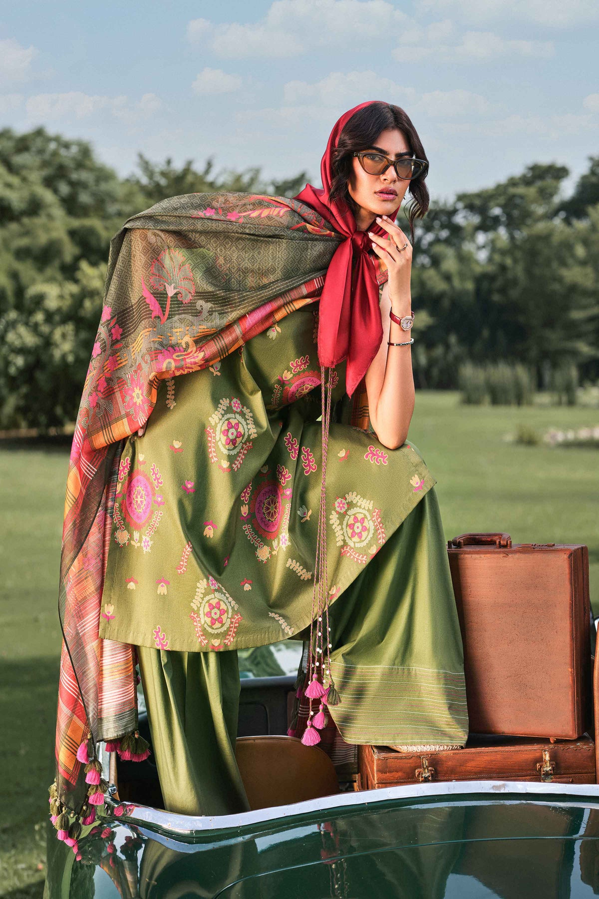 3 Piece - Digital Printed Suit - U3P-NISHA26WV1-50 for Women - Unstitched Collection | Nishat | Shop Online