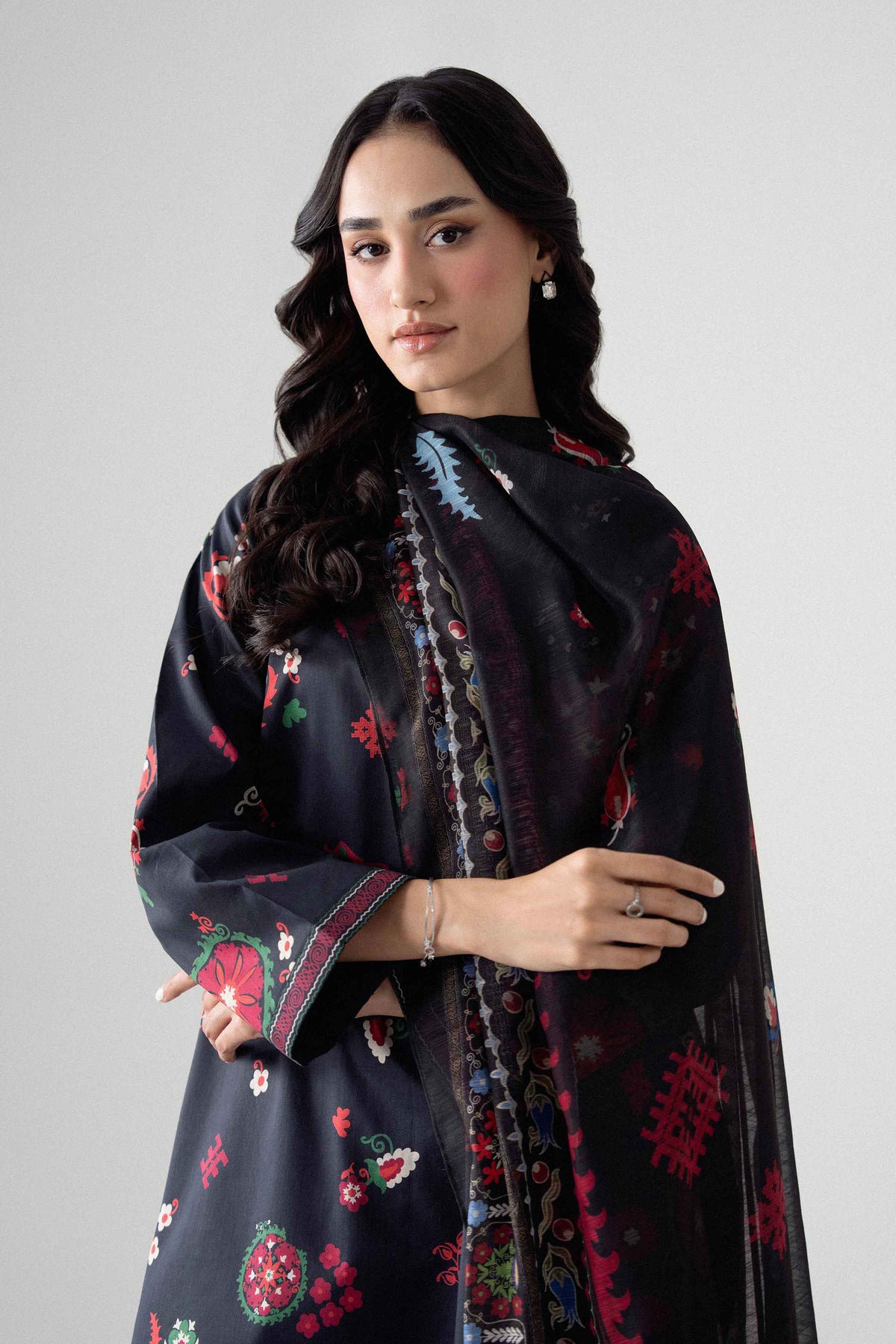 3 Piece - Digital Printed Suit - U3P-NISHA26WV1-51 for Women - Unstitched Collection | Nishat | Shop Online
