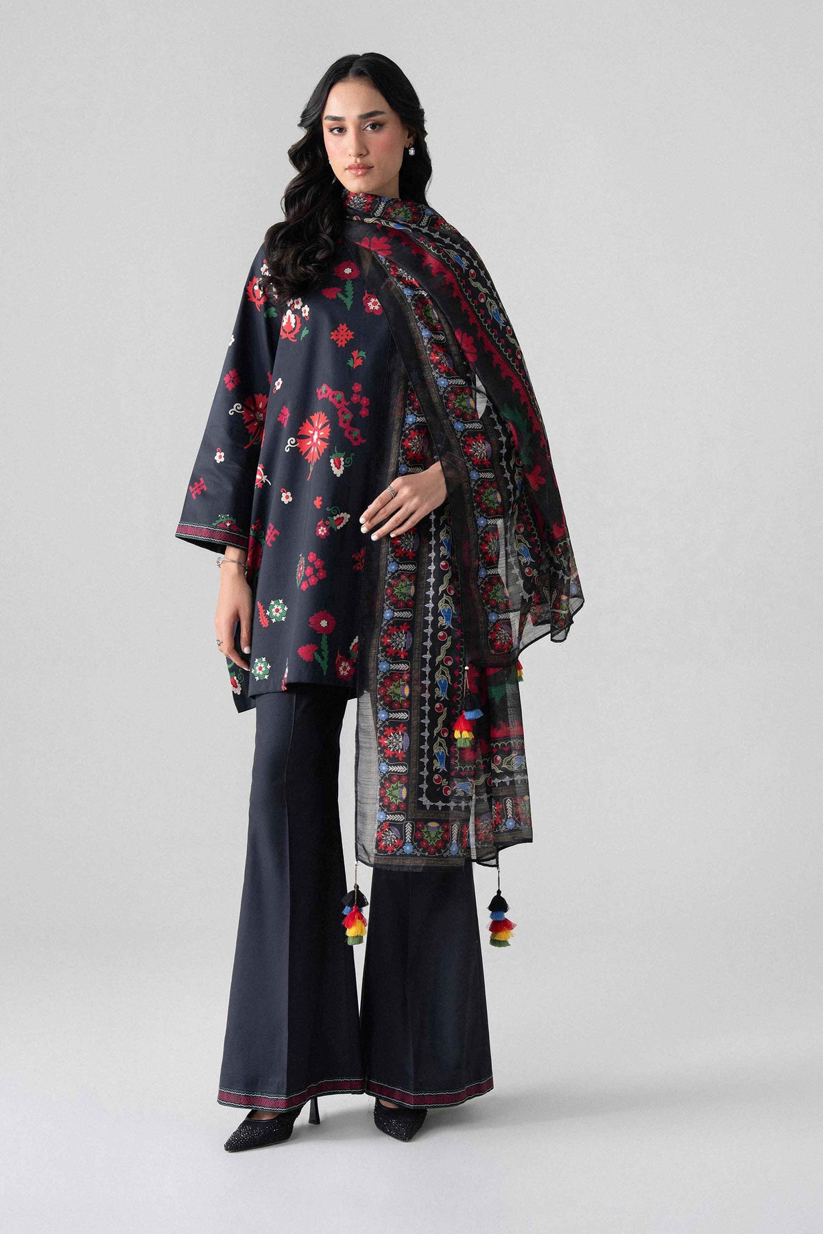 3 Piece - Digital Printed Suit - U3P-NISHA26WV1-51 for Women - Unstitched Collection | Nishat | Shop Online