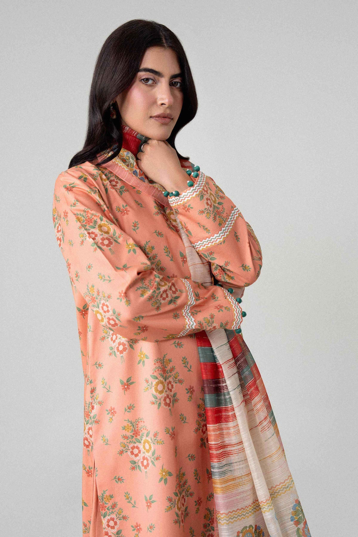 3 Piece - Digital Printed Suit - U3P-NISHA26WV1-54 for Women - Unstitched Collection | Nishat | Shop Online