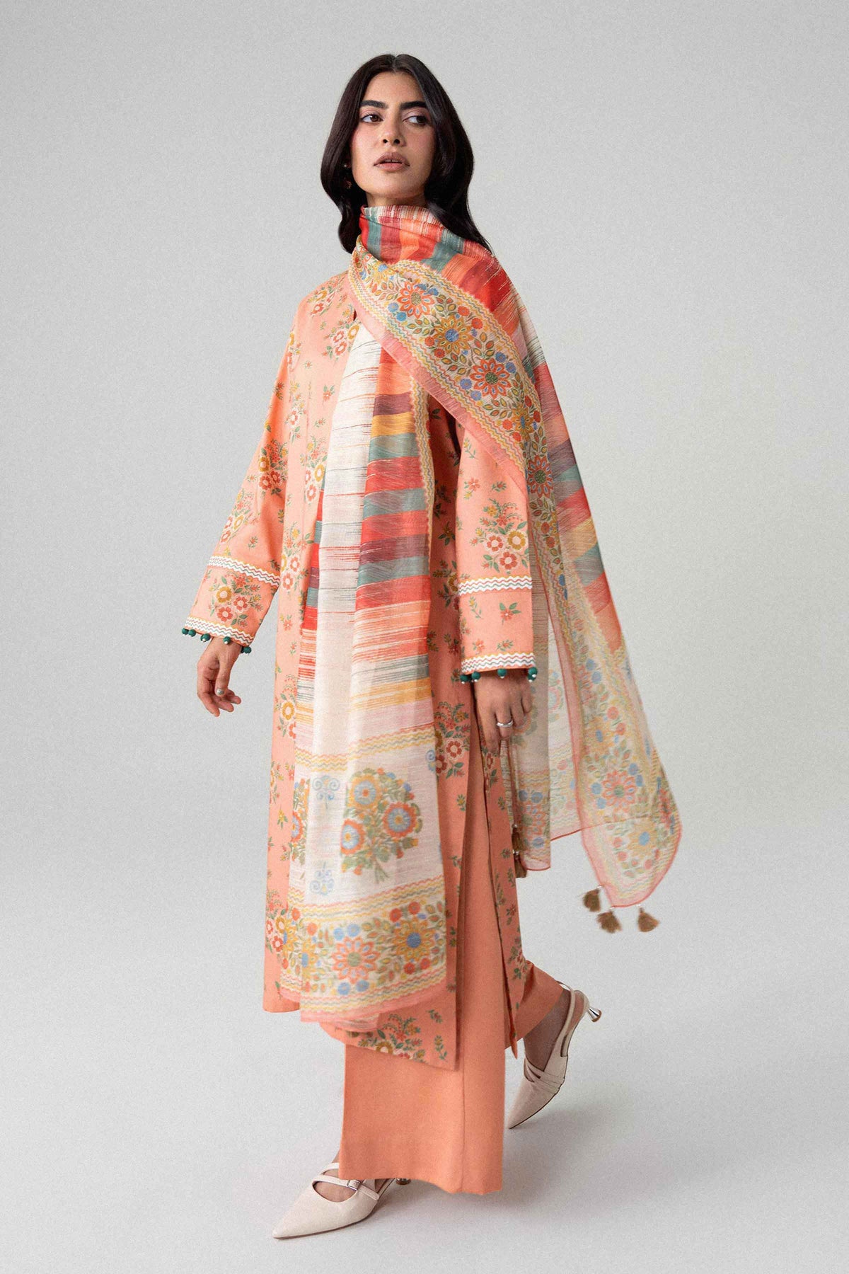 3 Piece - Digital Printed Suit - U3P-NISHA26WV1-54 for Women - Unstitched Collection | Nishat | Shop Online