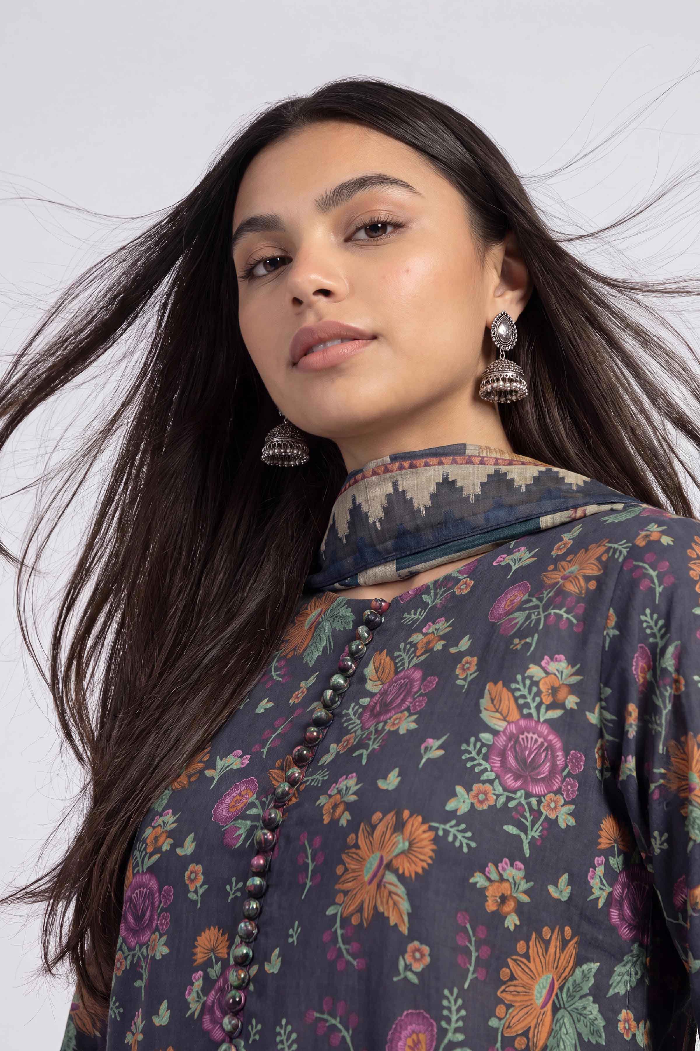 3 Piece - Digital Printed Suit - U3P-NISHA26WV1-55 for Women - Unstitched Collection | Nishat | Shop Online