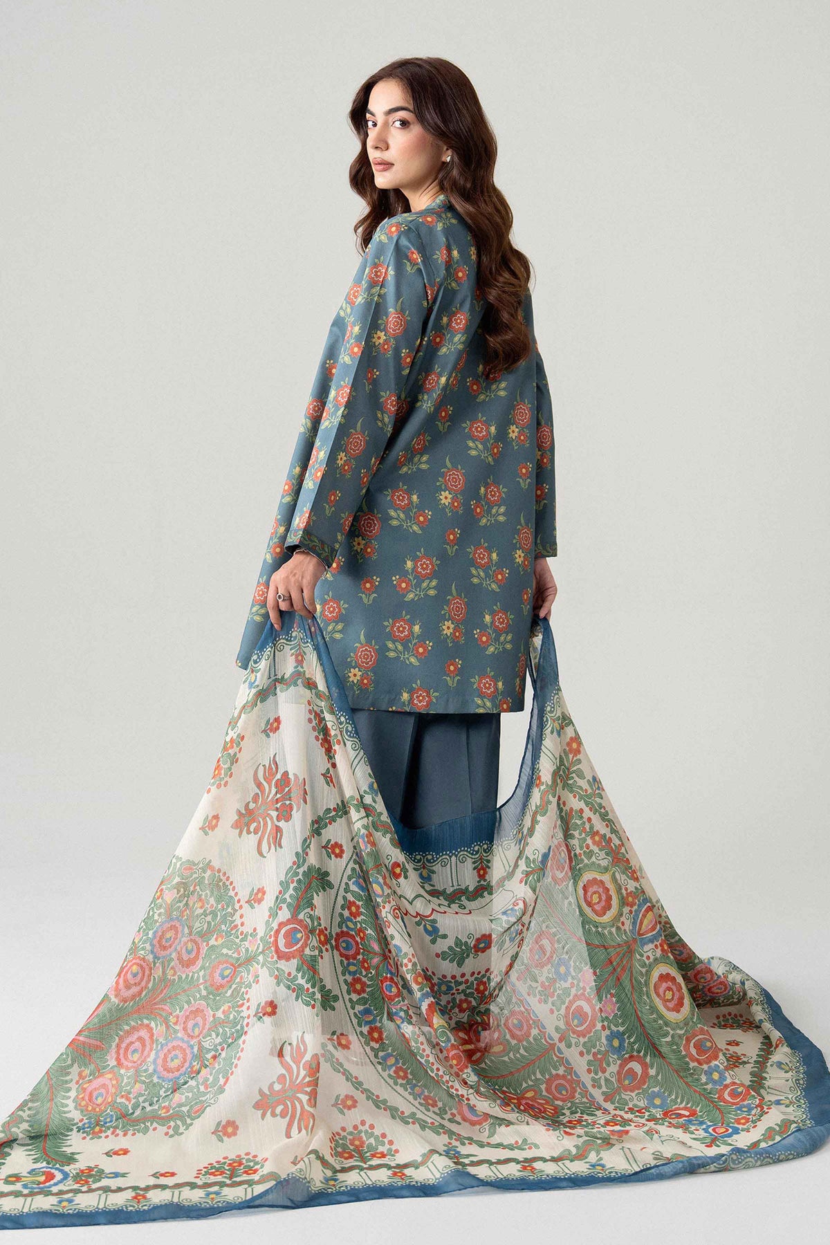 3 Piece - Digital Printed Suit - U3P-NISHA26WV1-56 for Women - Unstitched Collection | Nishat | Shop Online