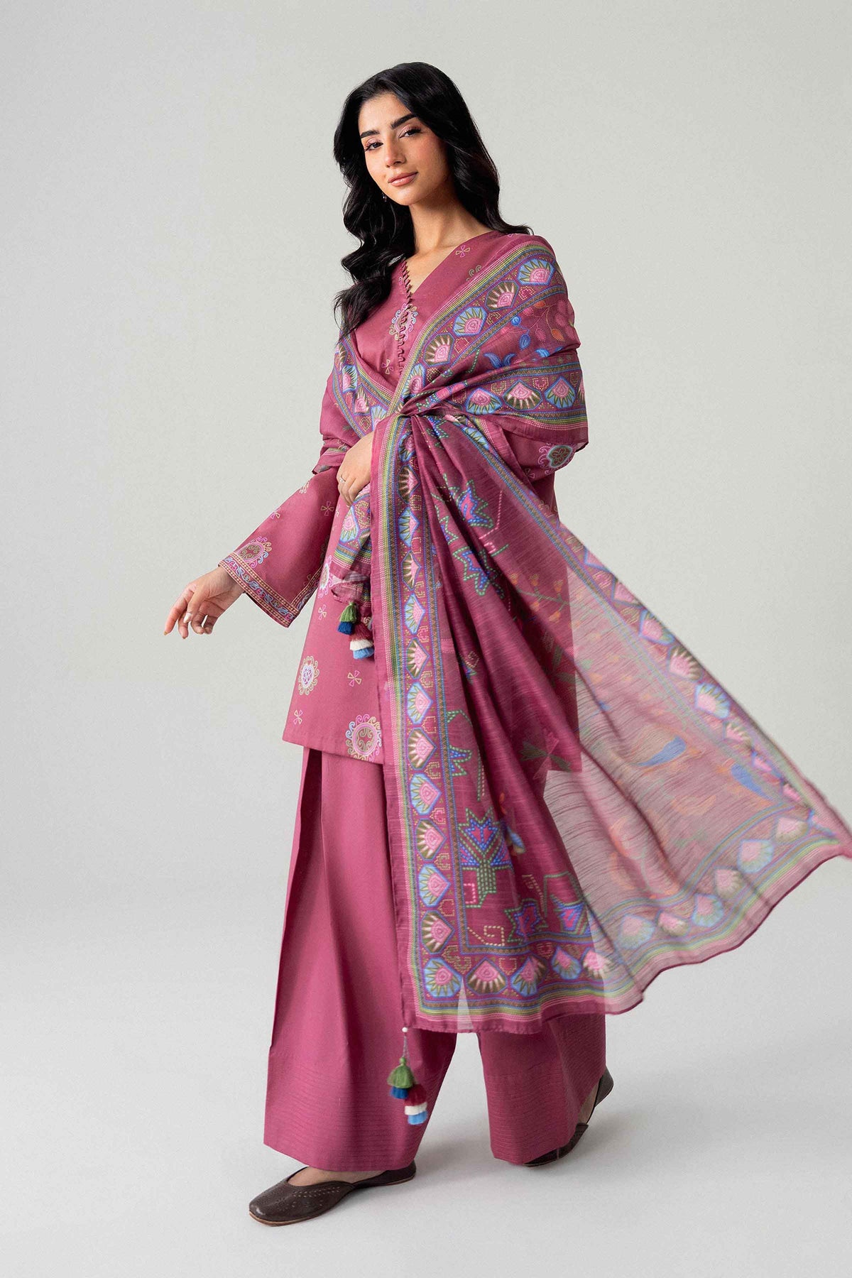 3 Piece - Digital Printed Suit - U3P-NISHA26WV1-57 for Women - Unstitched Collection | Nishat | Shop Online