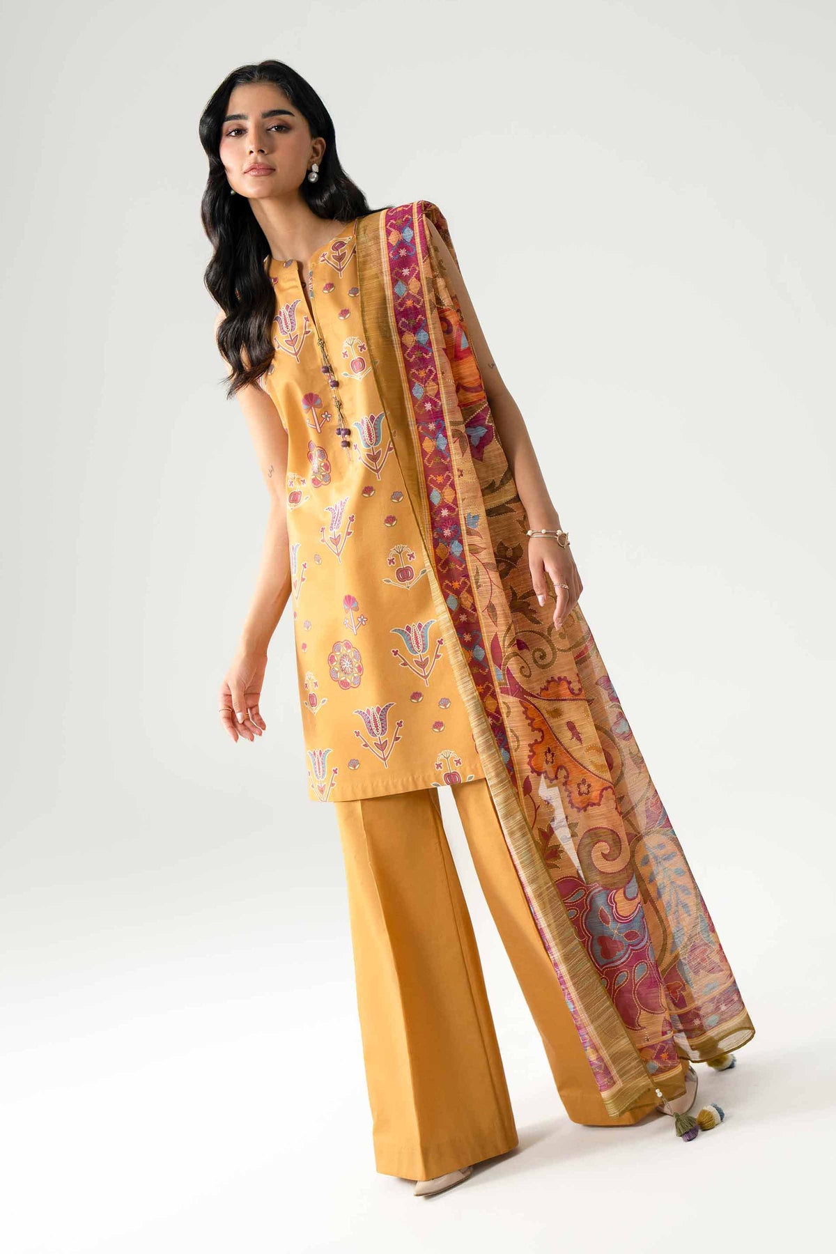 3 Piece - Digital Printed Suit - U3P-NISHA26WV1-58 for Women - Unstitched Collection | Nishat | Shop Online