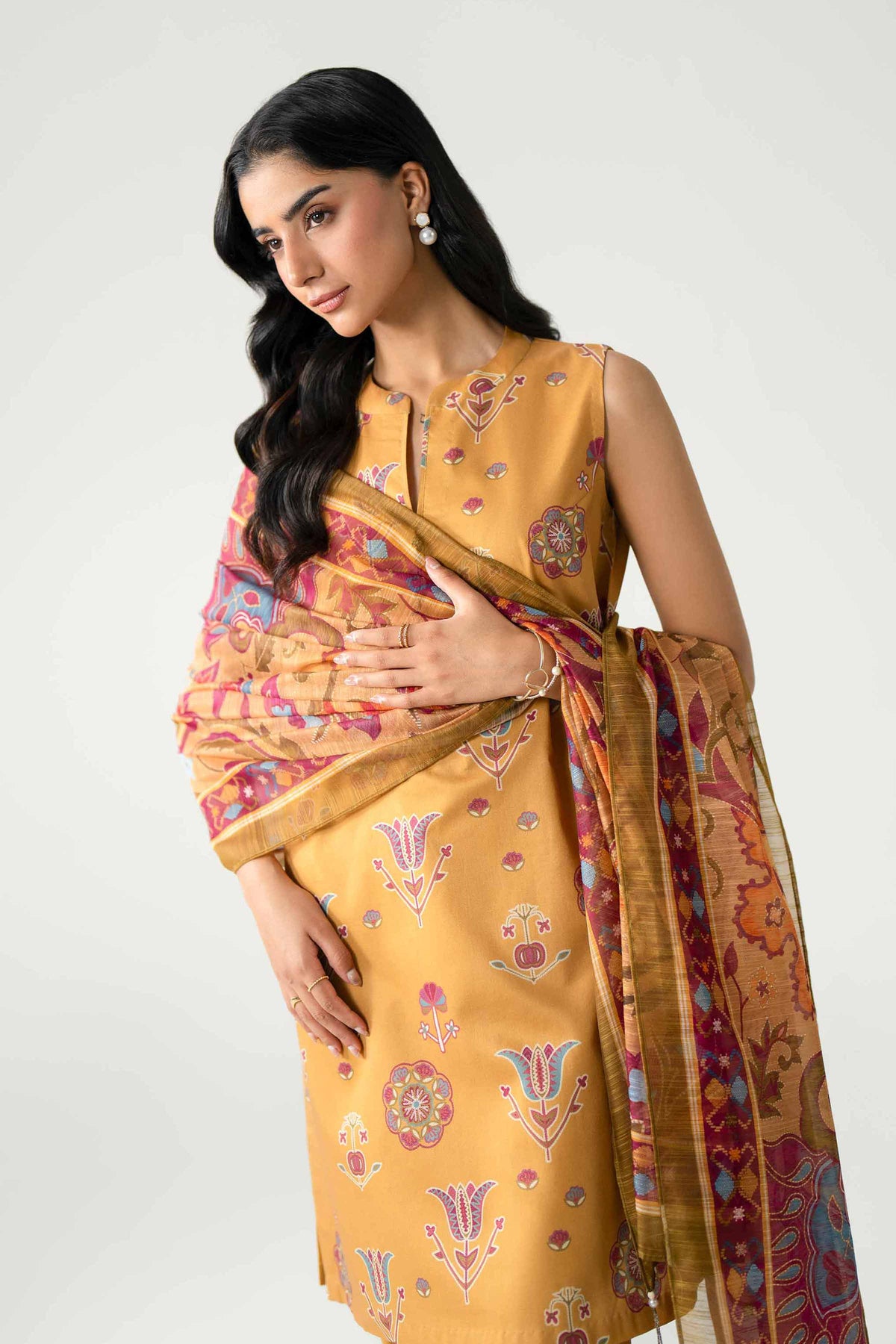 3 Piece - Digital Printed Suit - U3P-NISHA26WV1-58 for Women - Unstitched Collection | Nishat | Shop Online
