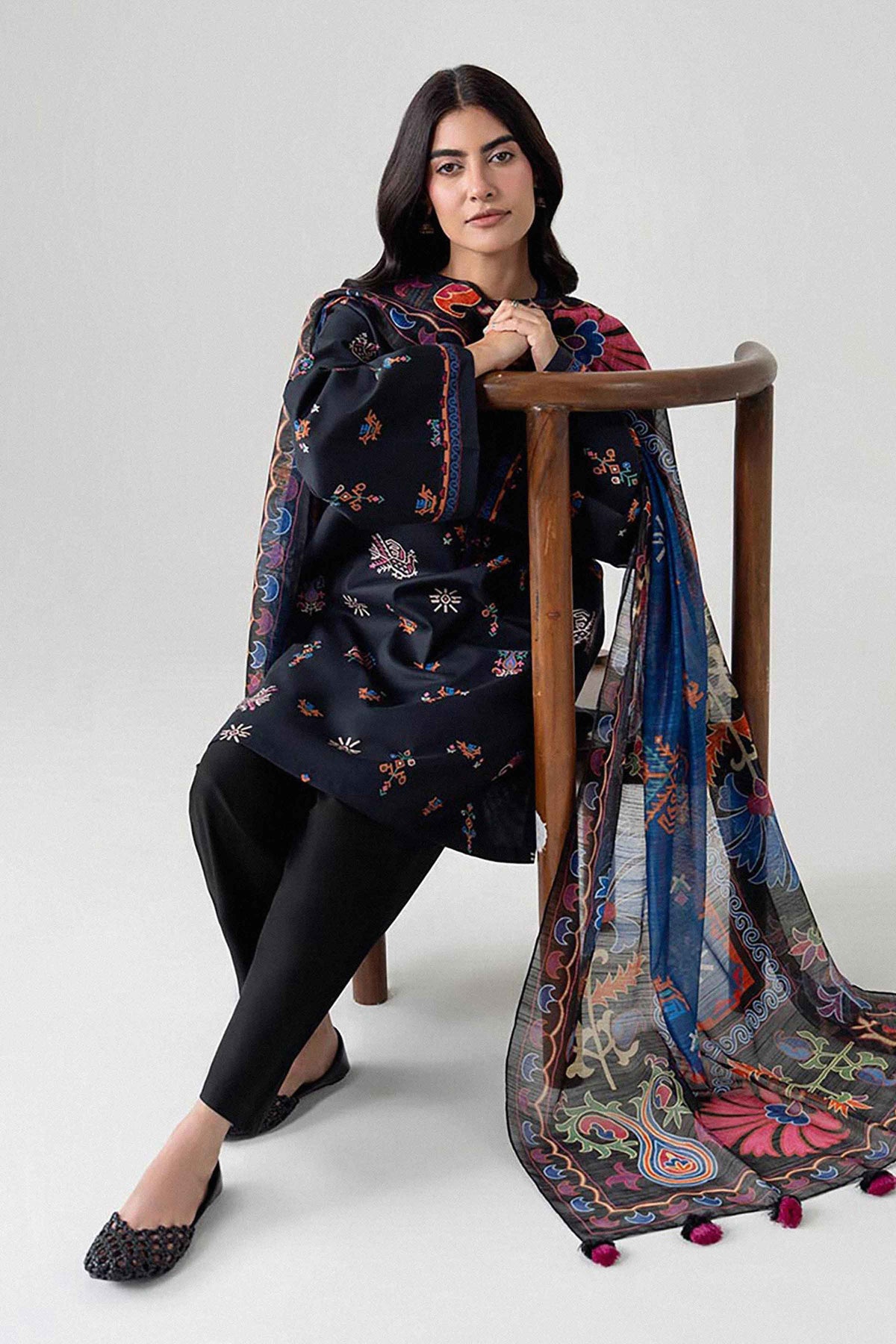 3 Piece - Digital Printed Suit - U3P-NISHA26WV1-59 for Women - Unstitched Collection | Nishat | Shop Online