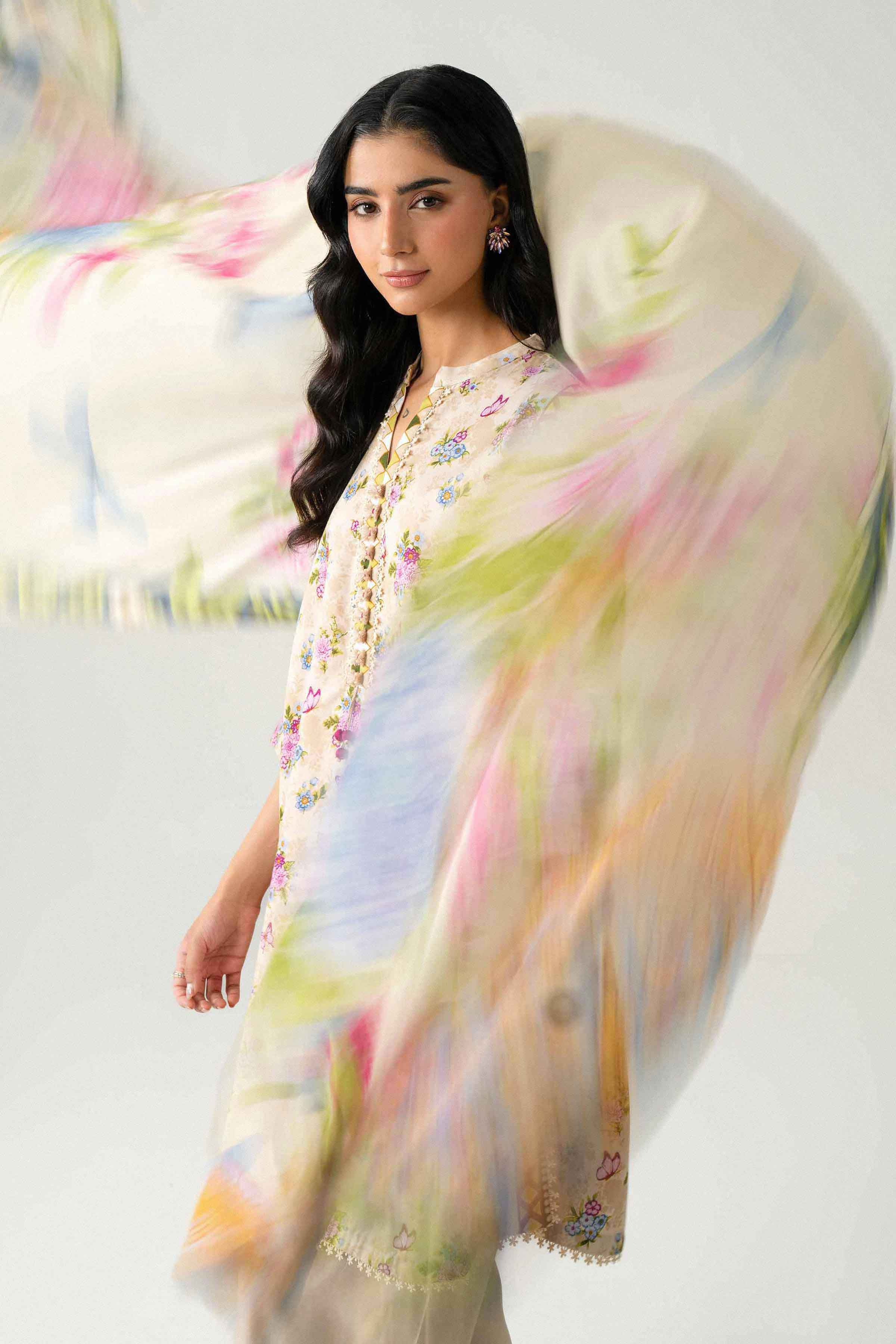 3 Piece - Digital Printed Suit - U3P-NISHA26WV1-6 for Women - Unstitched Collection | Nishat | Shop Online