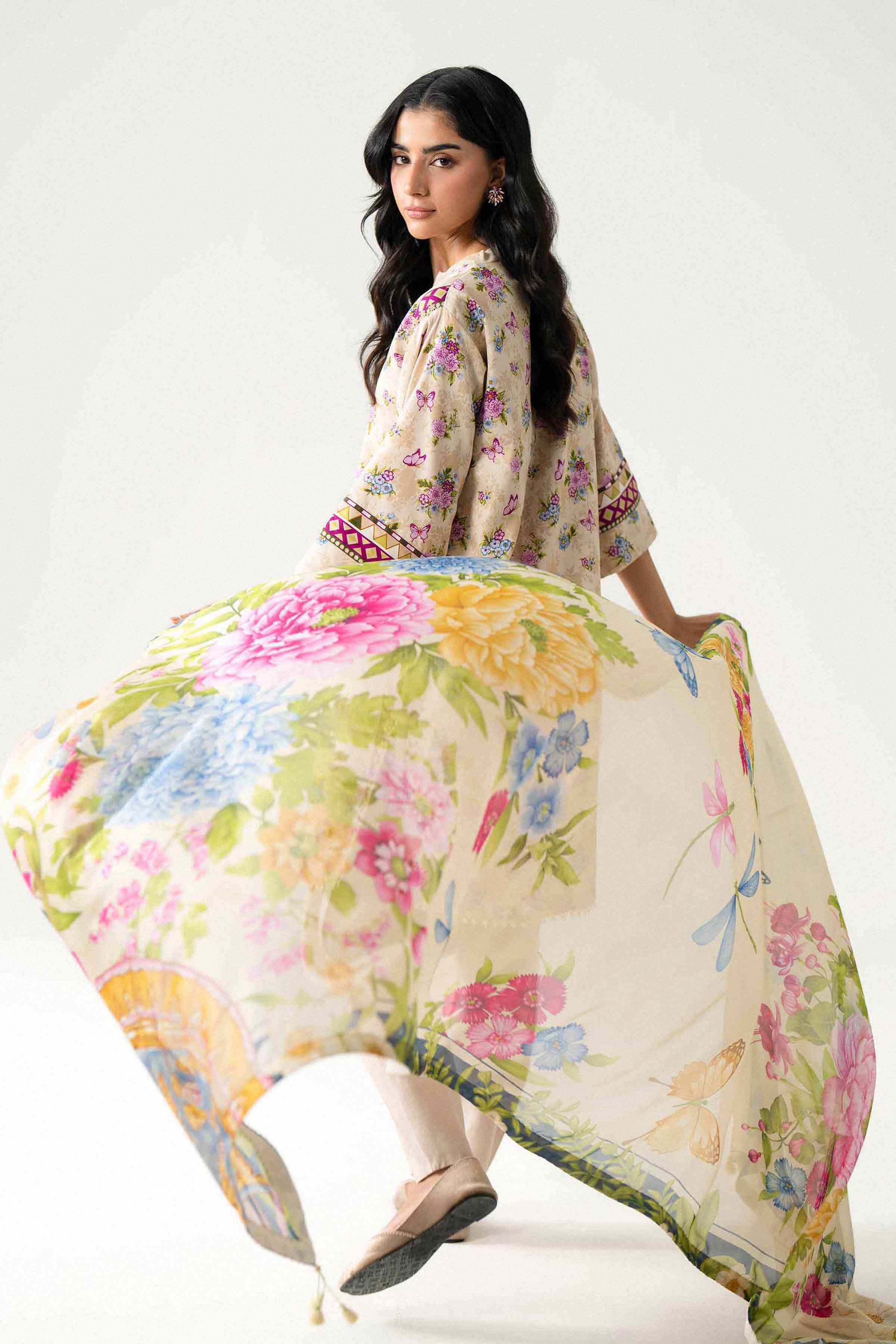3 Piece - Digital Printed Suit - U3P-NISHA26WV1-6 for Women - Unstitched Collection | Nishat | Shop Online