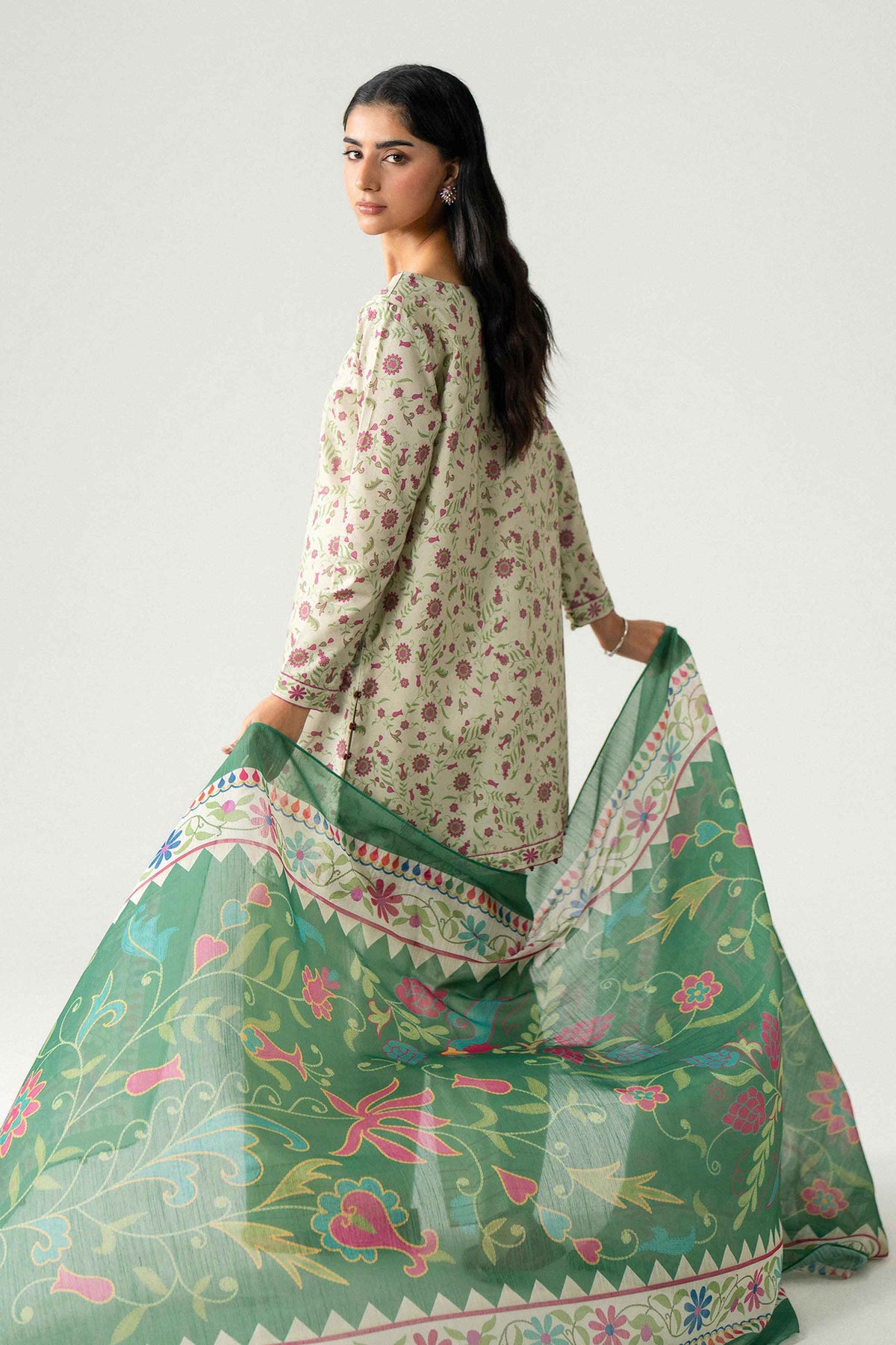 3 Piece - Digital Printed Suit - U3P-NISHA26WV1-60 for Women - Unstitched Collection | Nishat | Shop Online