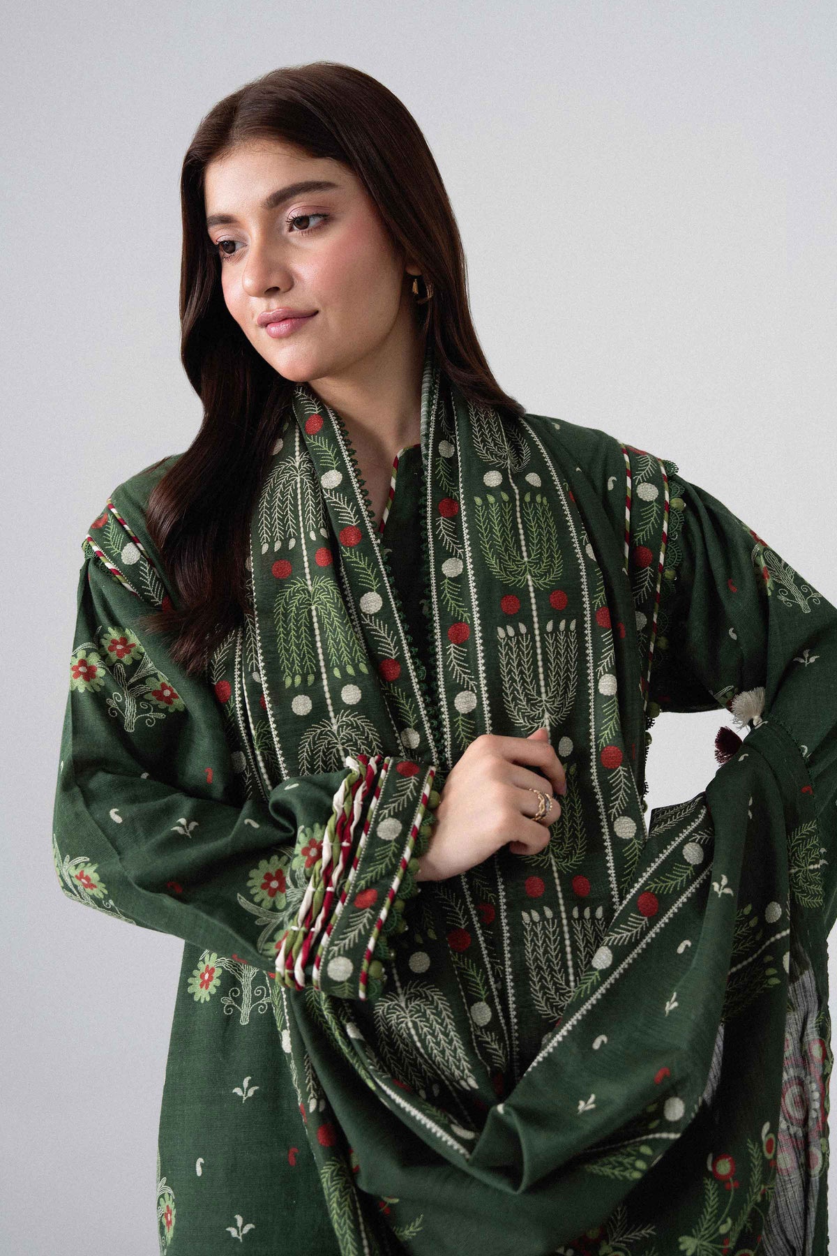 3 Piece - Printed Suit - U3P-NISHA26WV1-61 for Women - Unstitched Collection | Nishat | Shop Online