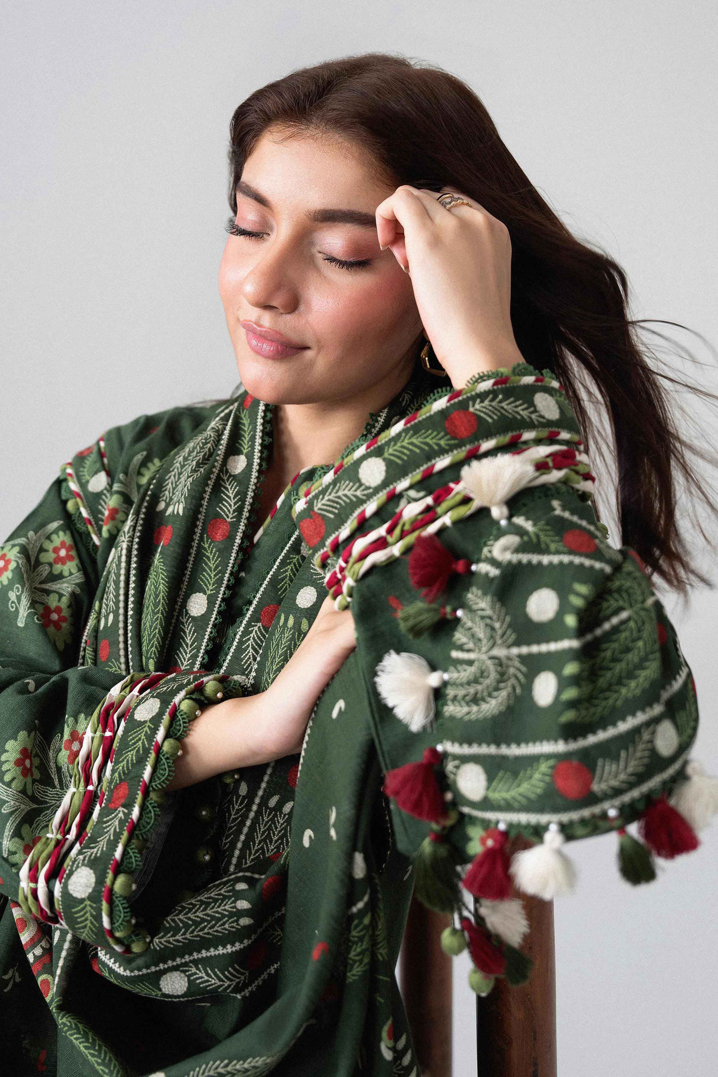 3 Piece - Printed Suit - U3P-NISHA26WV1-61 for Women - Unstitched Collection | Nishat | Shop Online
