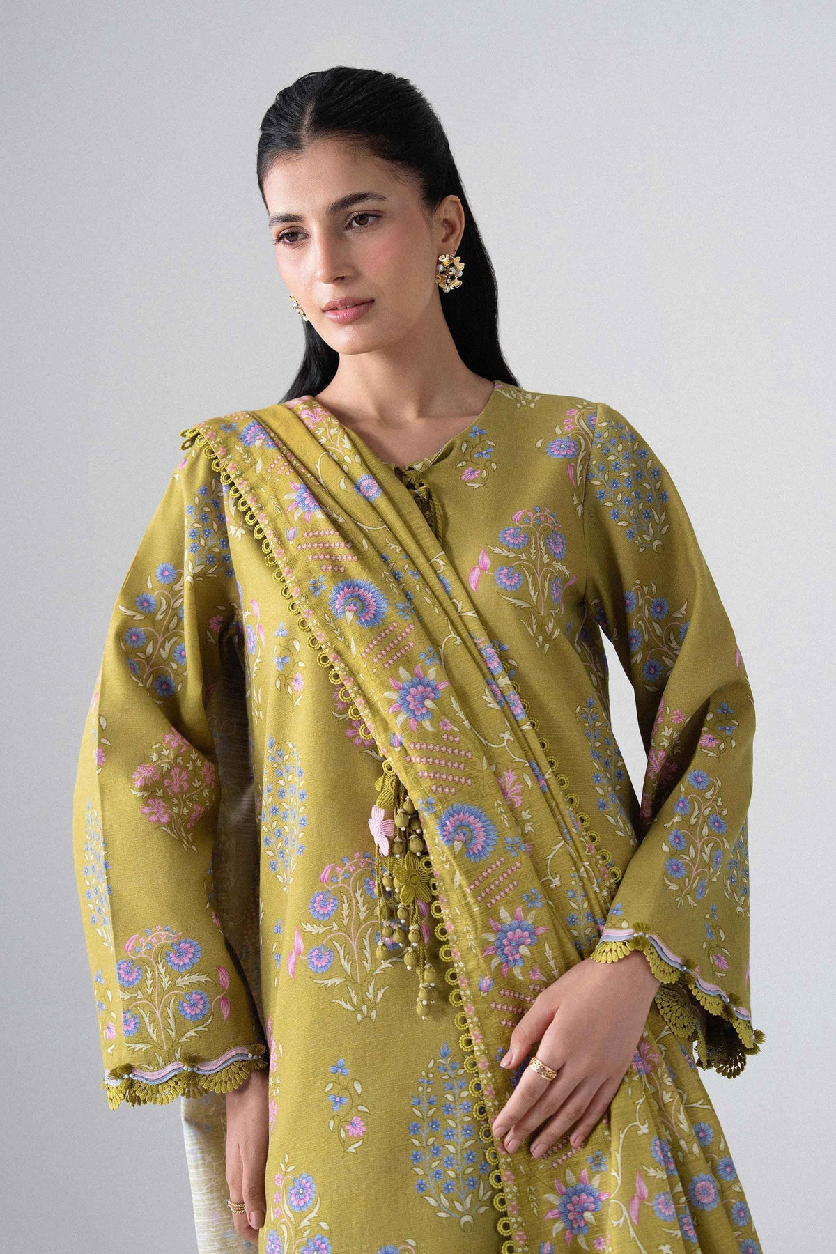 3 Piece - Printed Suit - U3P-NISHA26WV1-63 for Women - Unstitched Collection | Nishat | Shop Online