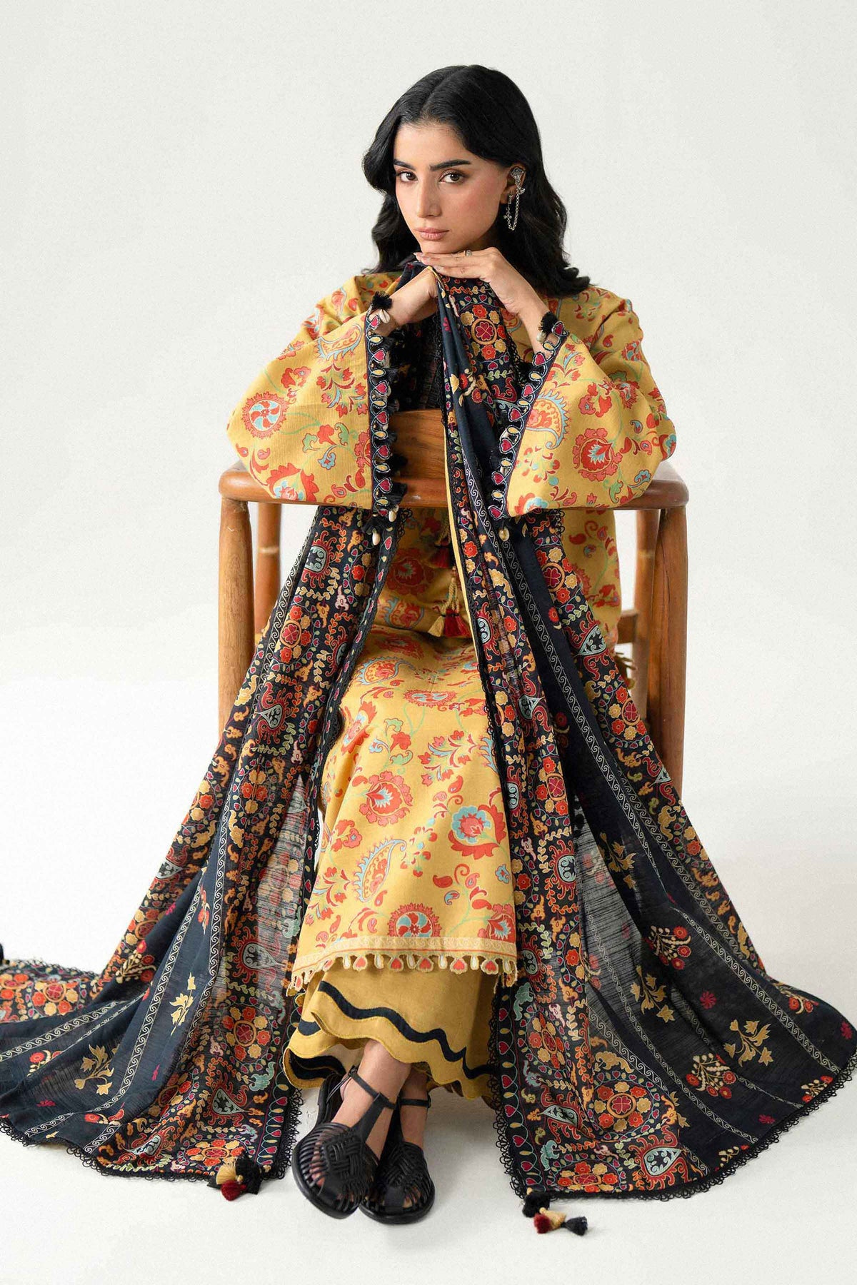 3 Piece - Printed Suit - U3P-NISHA26WV1-64 for Women - Unstitched Collection | Nishat | Shop Online