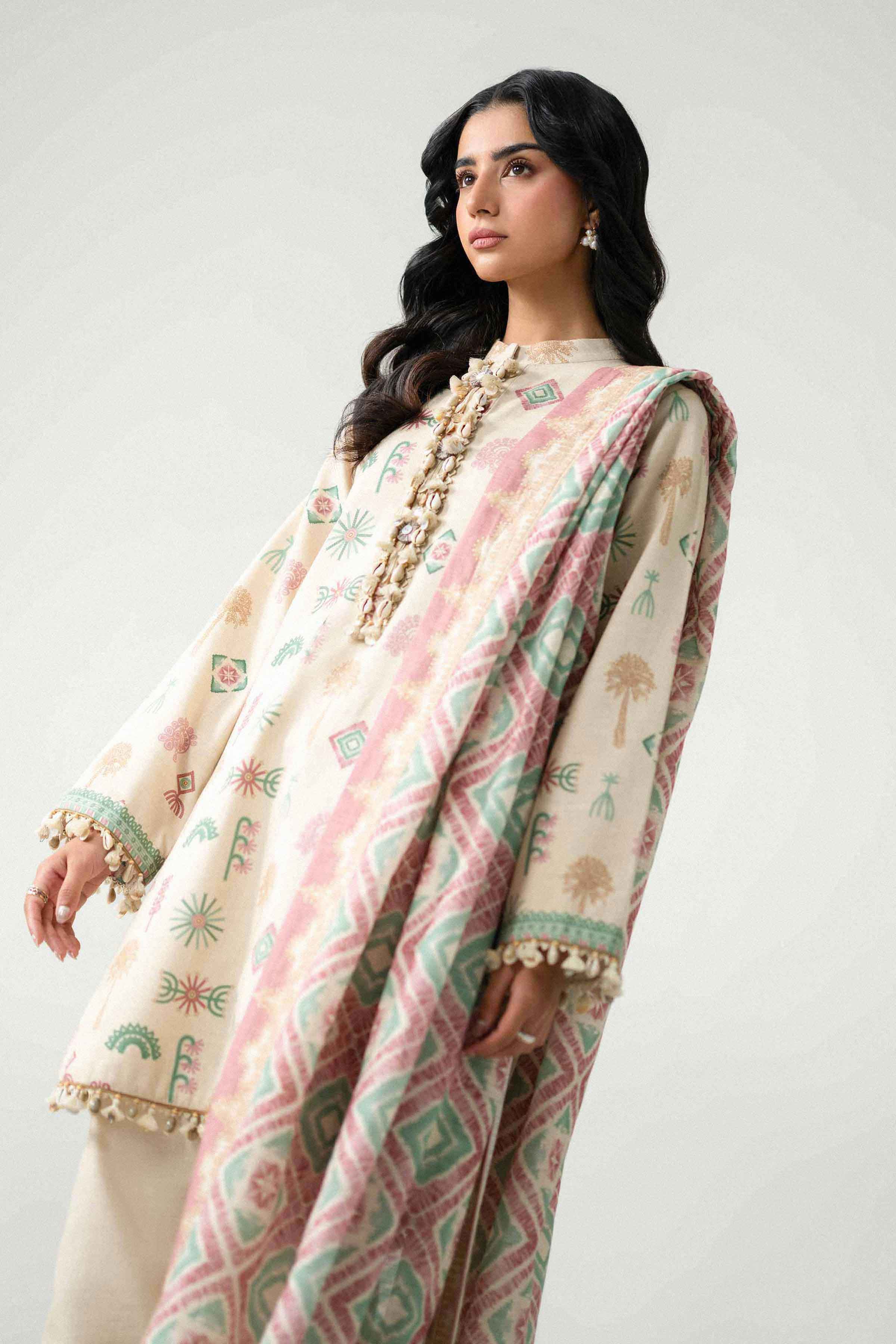 3 Piece - Printed Suit - U3P-NISHA26WV1-65 for Women - Unstitched Collection | Nishat | Shop Online
