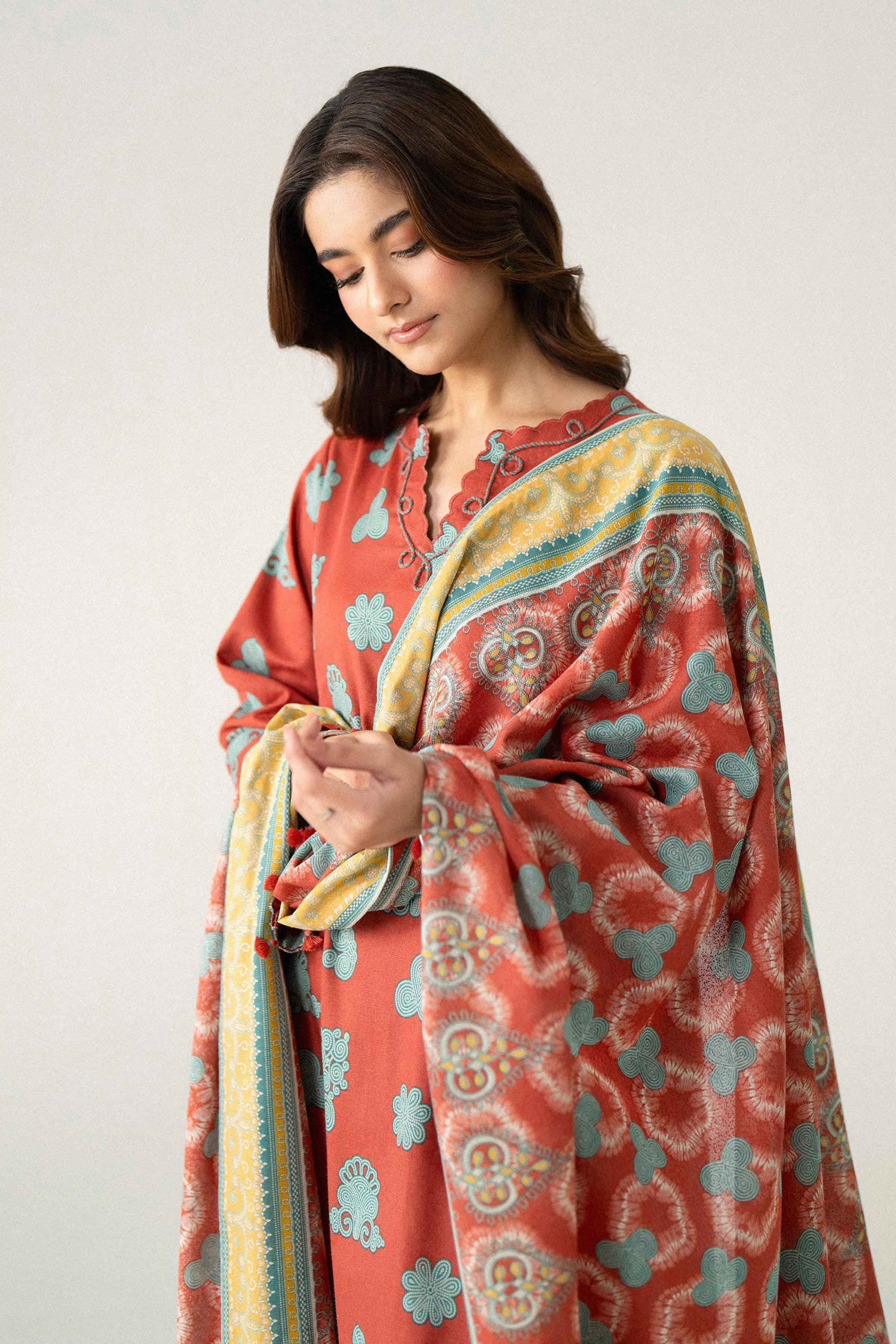 3 Piece - Printed Suit - U3P-NISHA26WV1-67 for Women - Unstitched Collection | Nishat | Shop Online