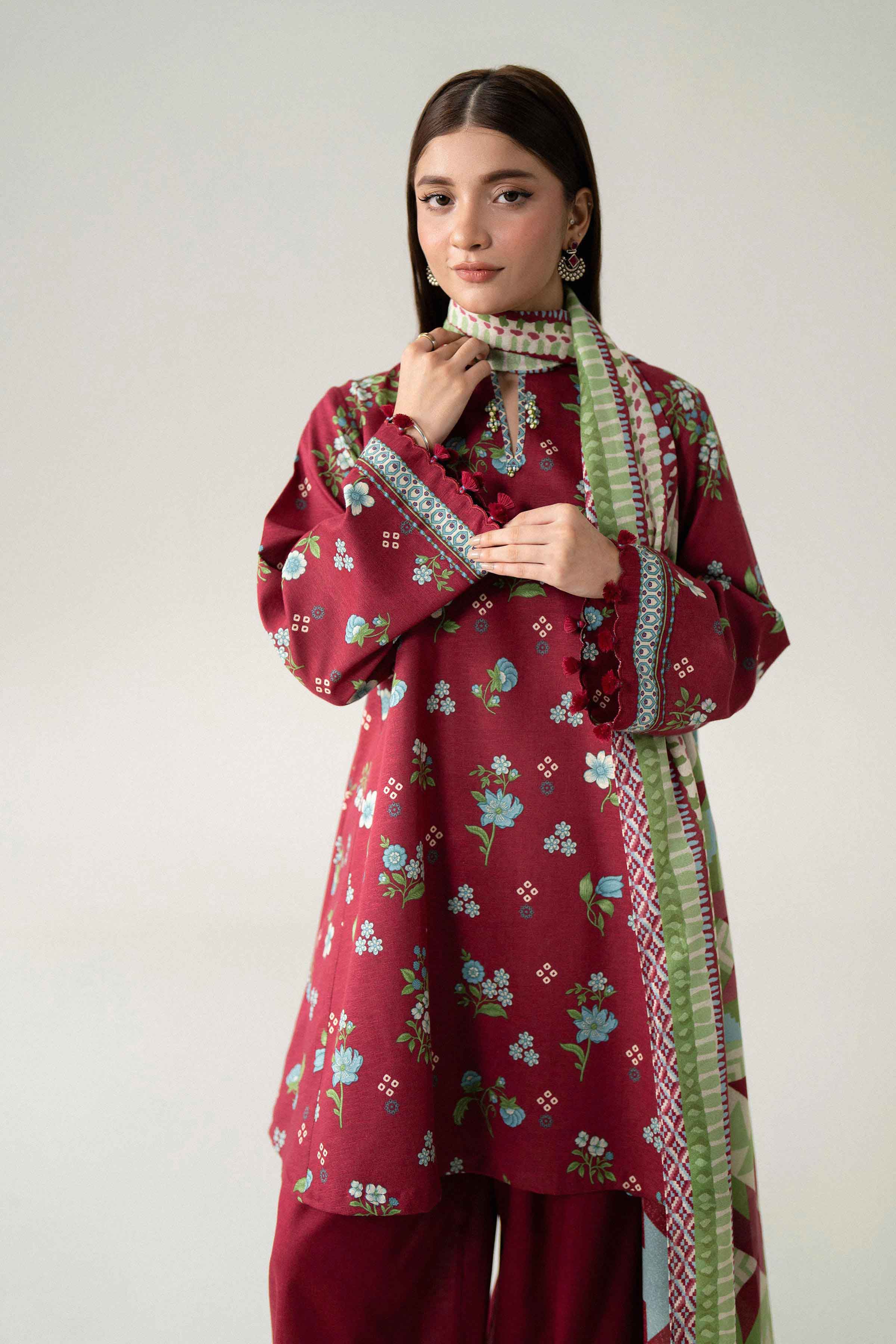 3 Piece - Printed Suit - U3P-NISHA26WV1-68 for Women - Unstitched Collection | Nishat | Shop Online