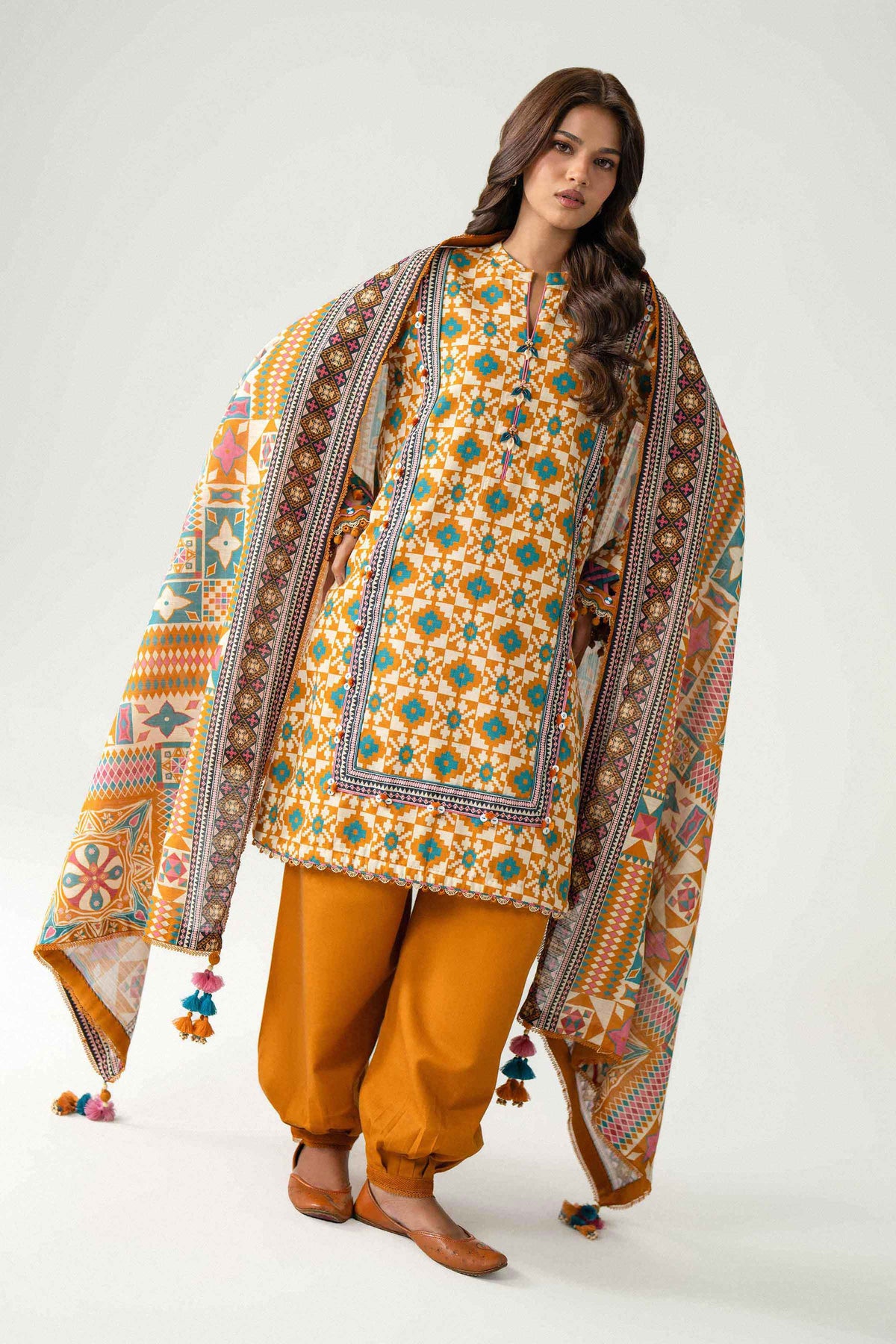3 Piece - Printed Suit - U3P-NISHA26WV1-69 for Women - Unstitched Collection | Nishat | Shop Online