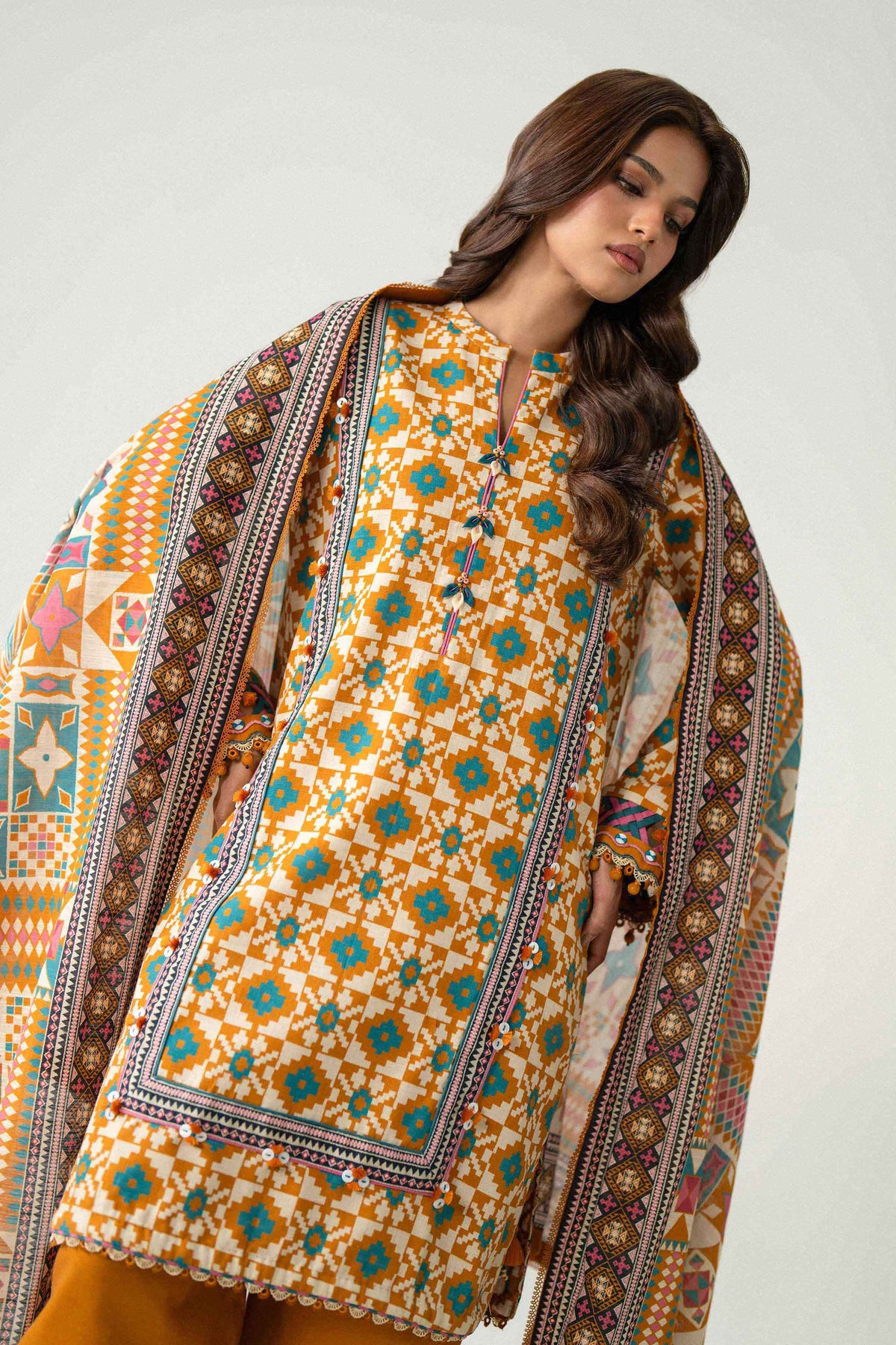 3 Piece - Printed Suit - U3P-NISHA26WV1-69 for Women - Unstitched Collection | Nishat | Shop Online