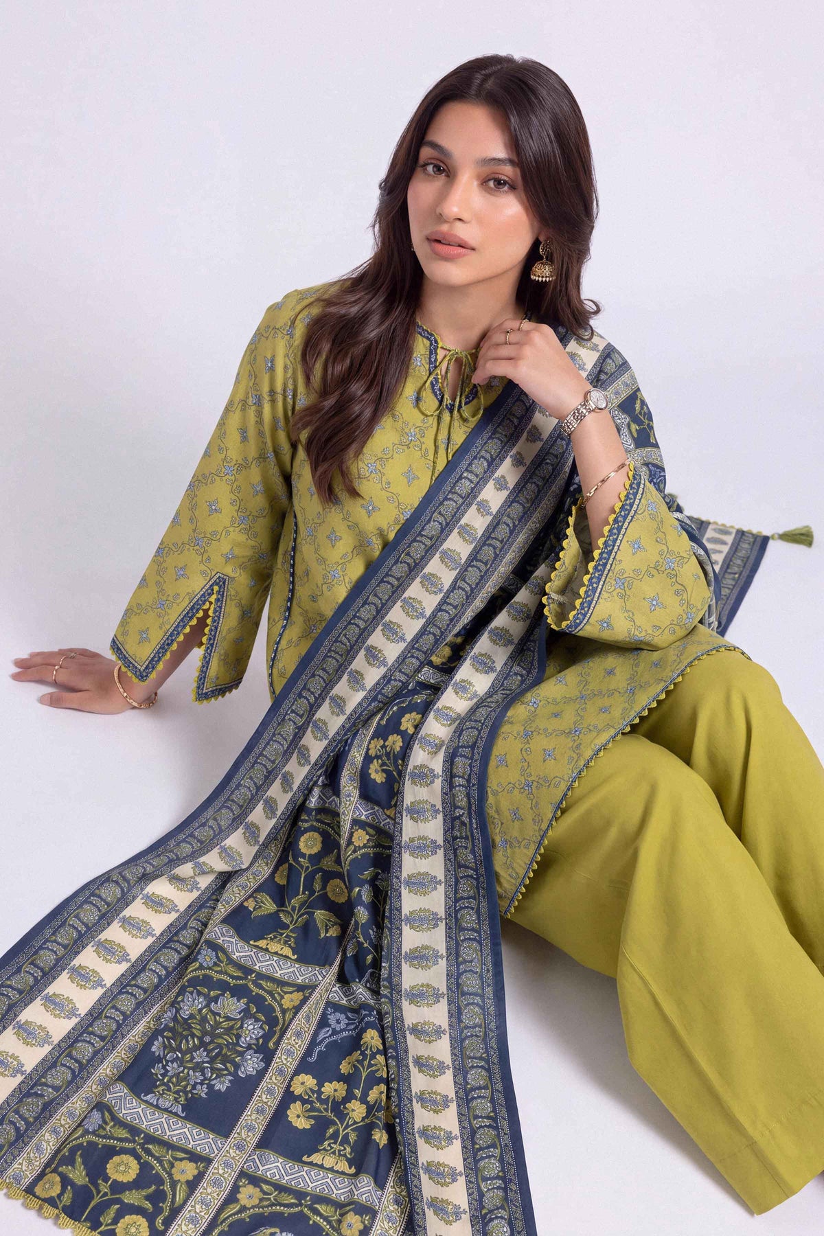 3 Piece - Printed Suit - U3P-NISHA26WV1-72