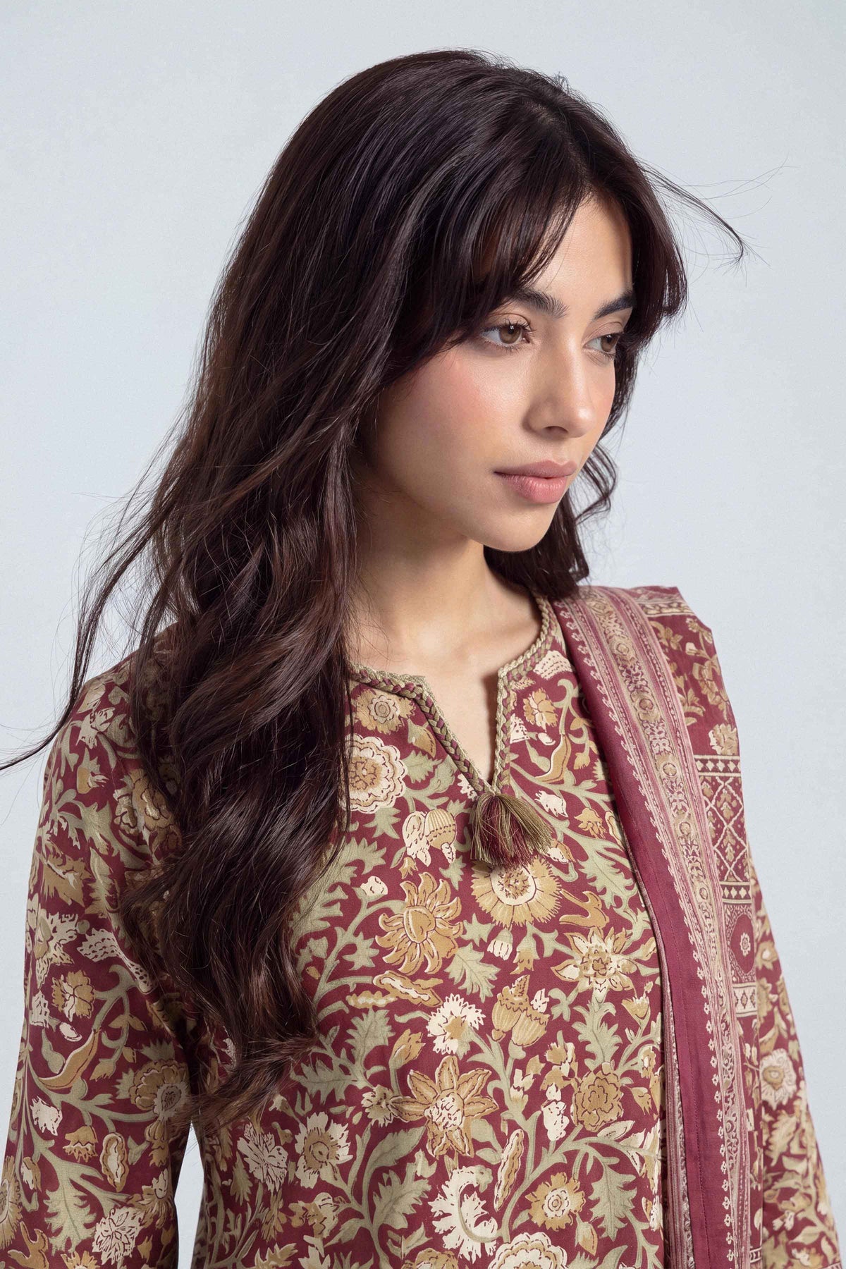 3 Piece - Printed Suit - U3P-NISHA26WV1-74