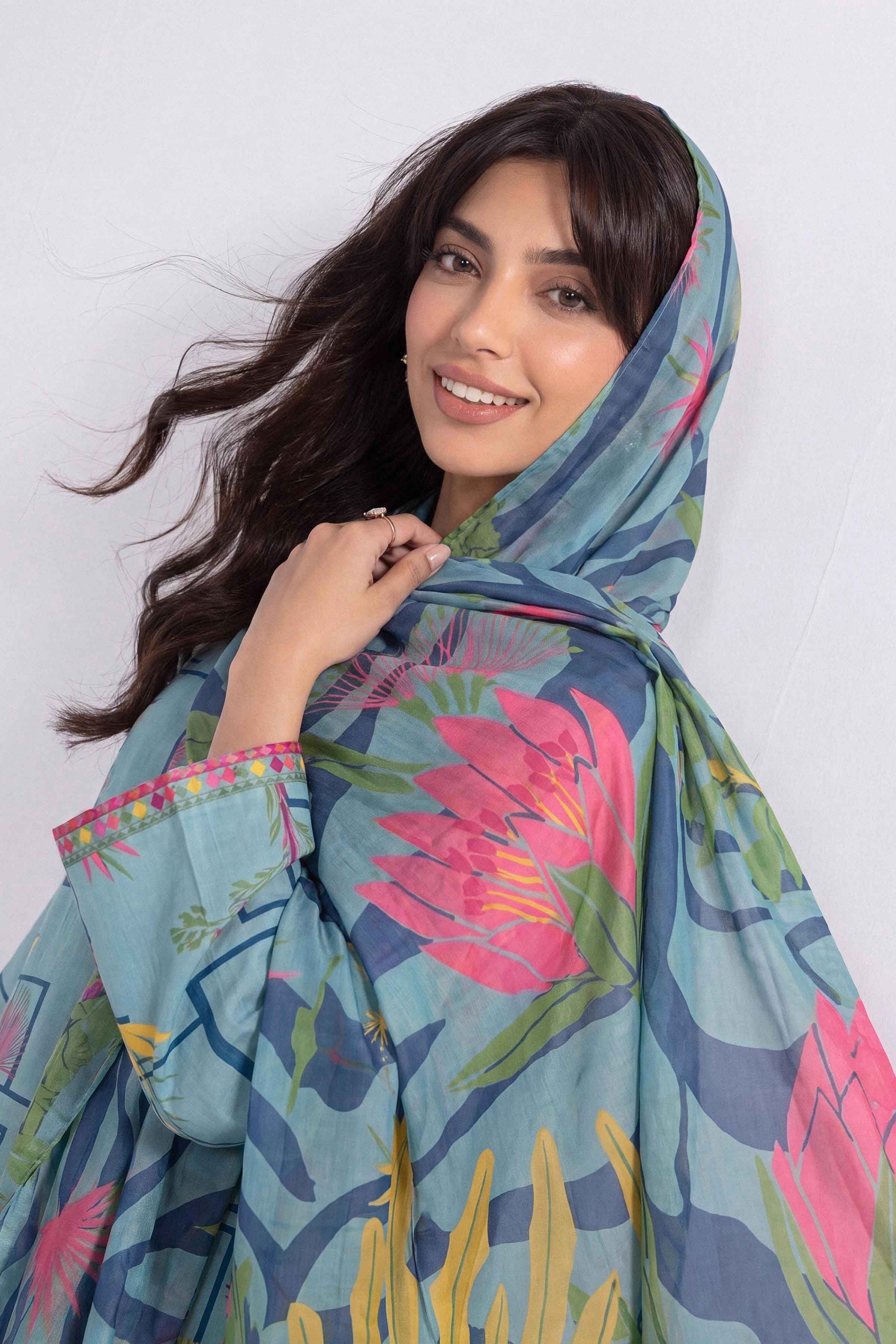 3 Piece - Digital Printed Suit - U3P-NISHA26WV1-8 for Women - Unstitched Collection | Nishat | Shop Online