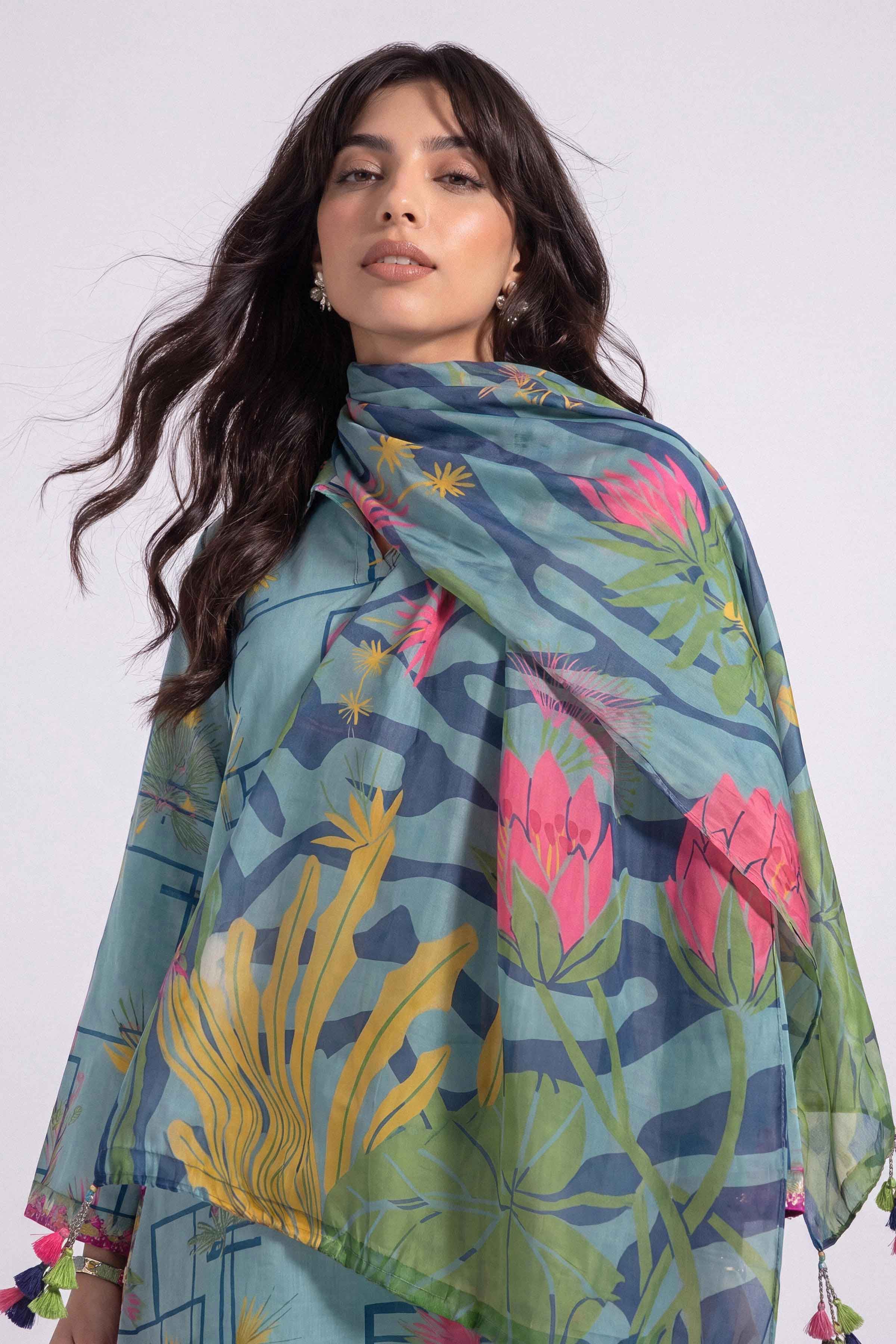 3 Piece - Digital Printed Suit - U3P-NISHA26WV1-8 for Women - Unstitched Collection | Nishat | Shop Online