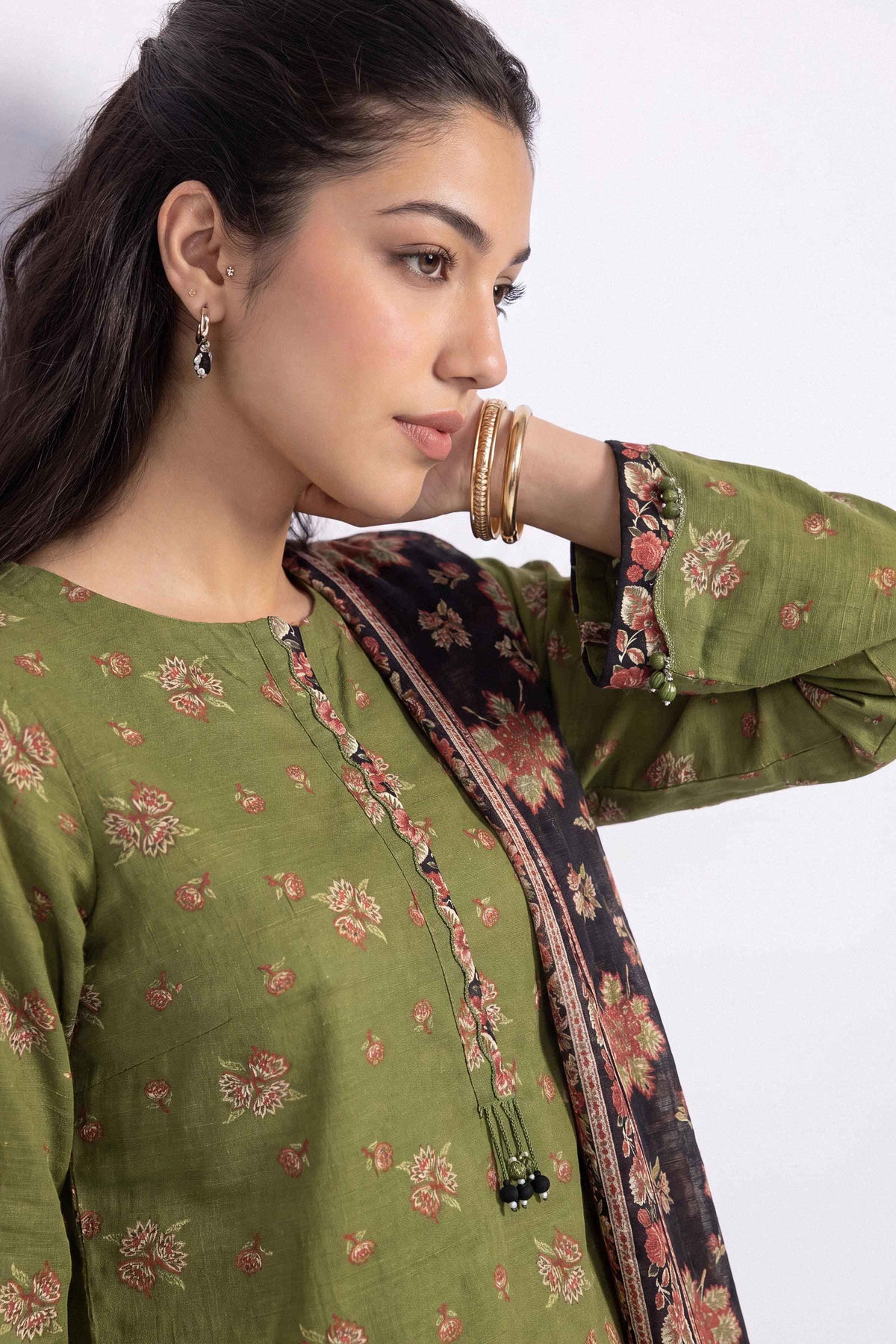 3 Piece - Printed Suit - U3P-NISHA26WV1-83